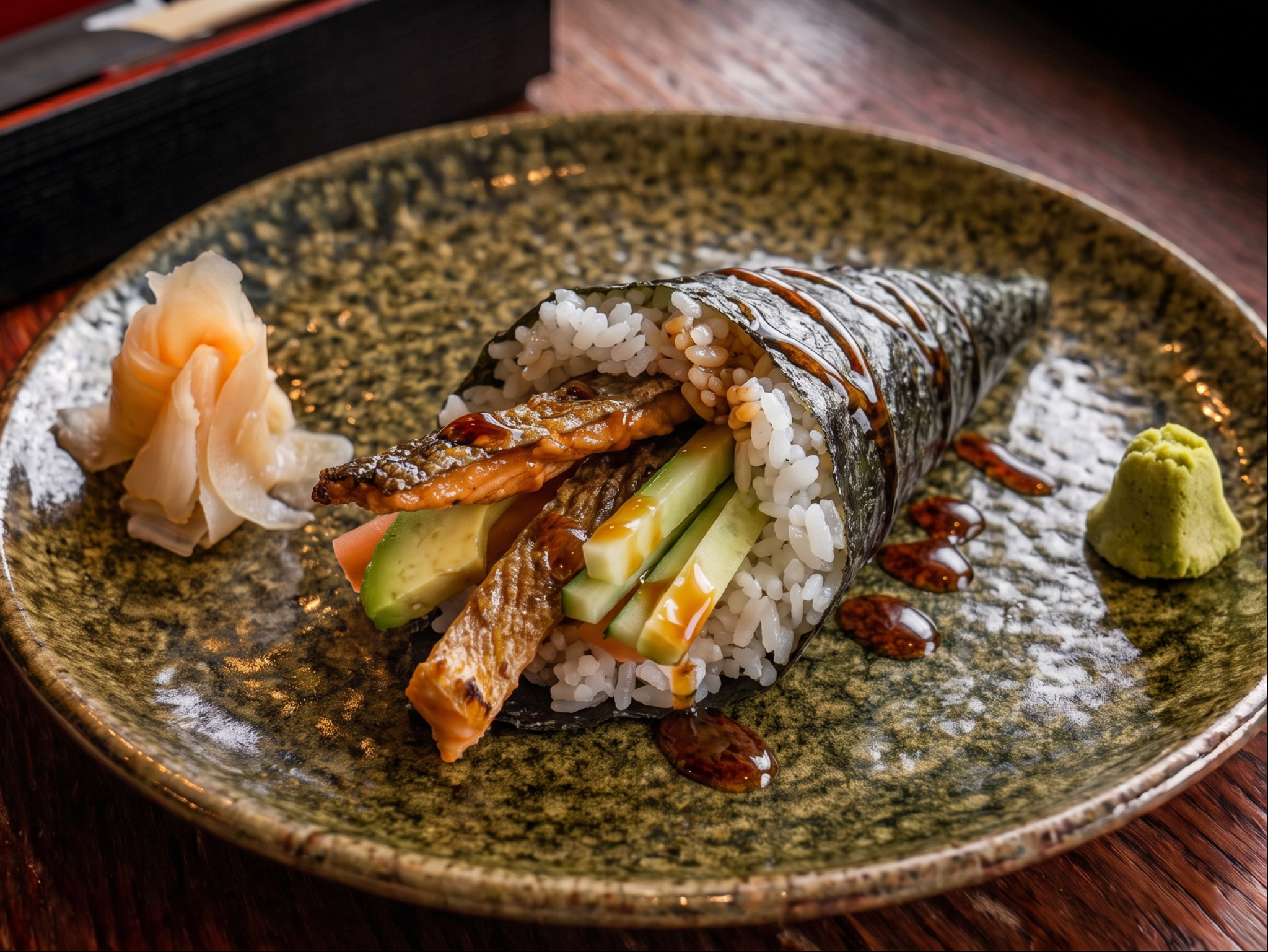 Salmon Skin Roll.