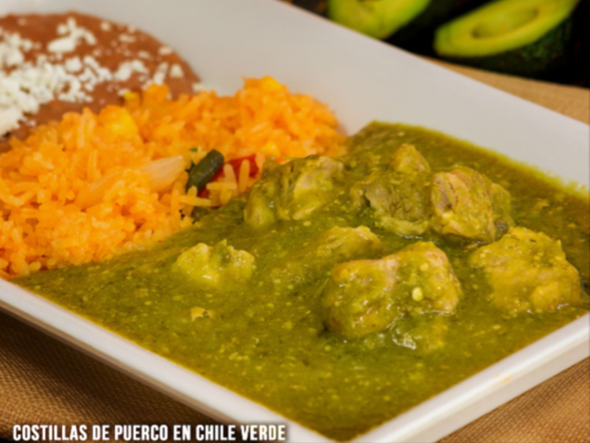 Plato Chile Verde.