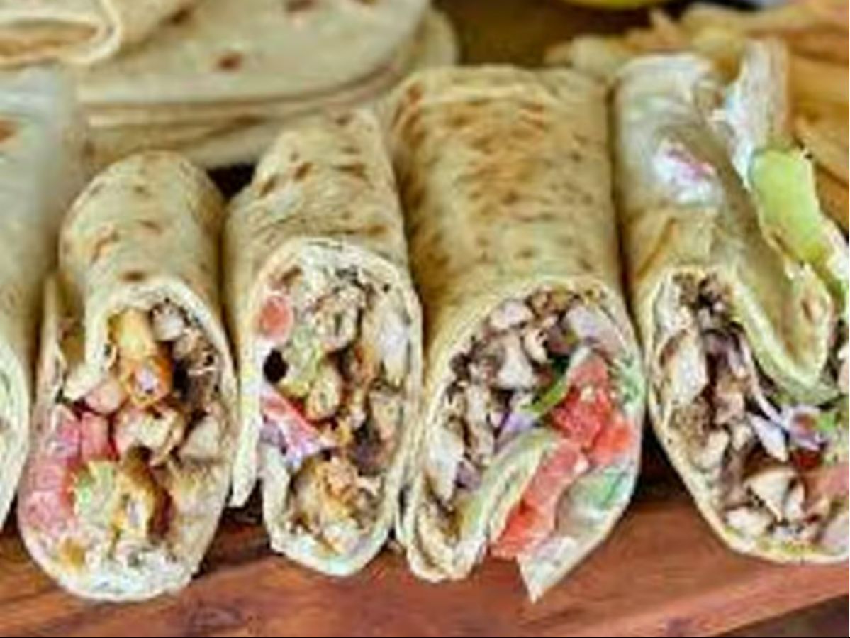 Chicken Shawarma Wrap.