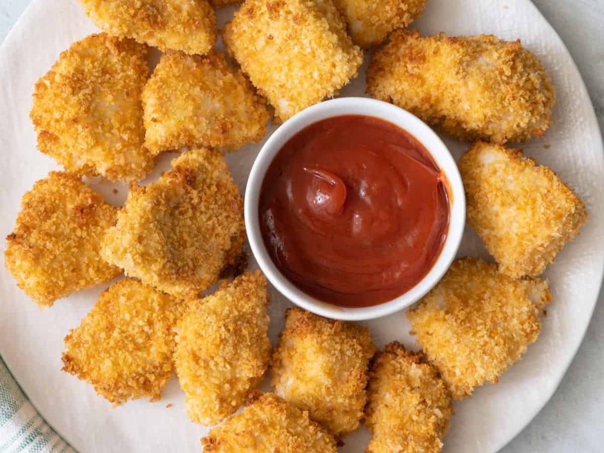 CHICKEN NUGGETS.