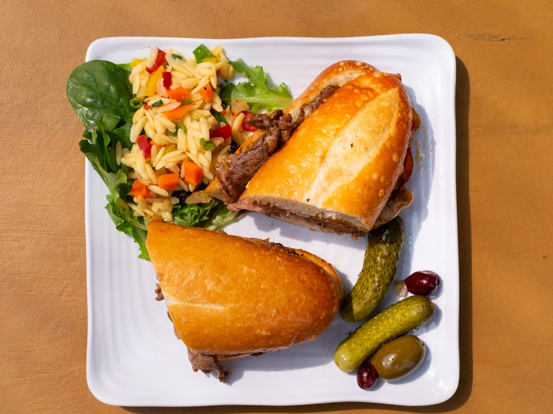 TBros.Cheese Steak Sandwich.
