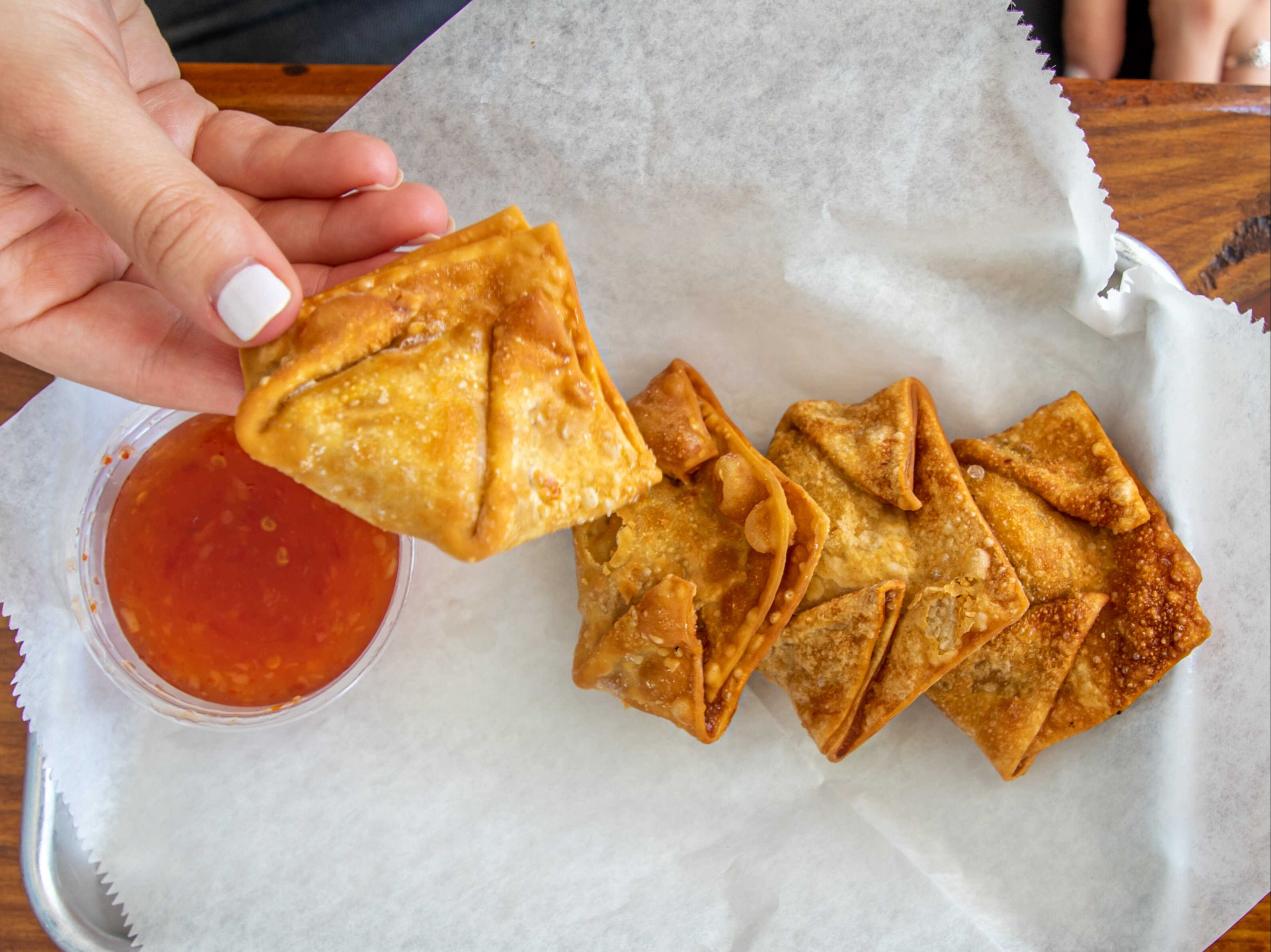 Crab Rangoon.