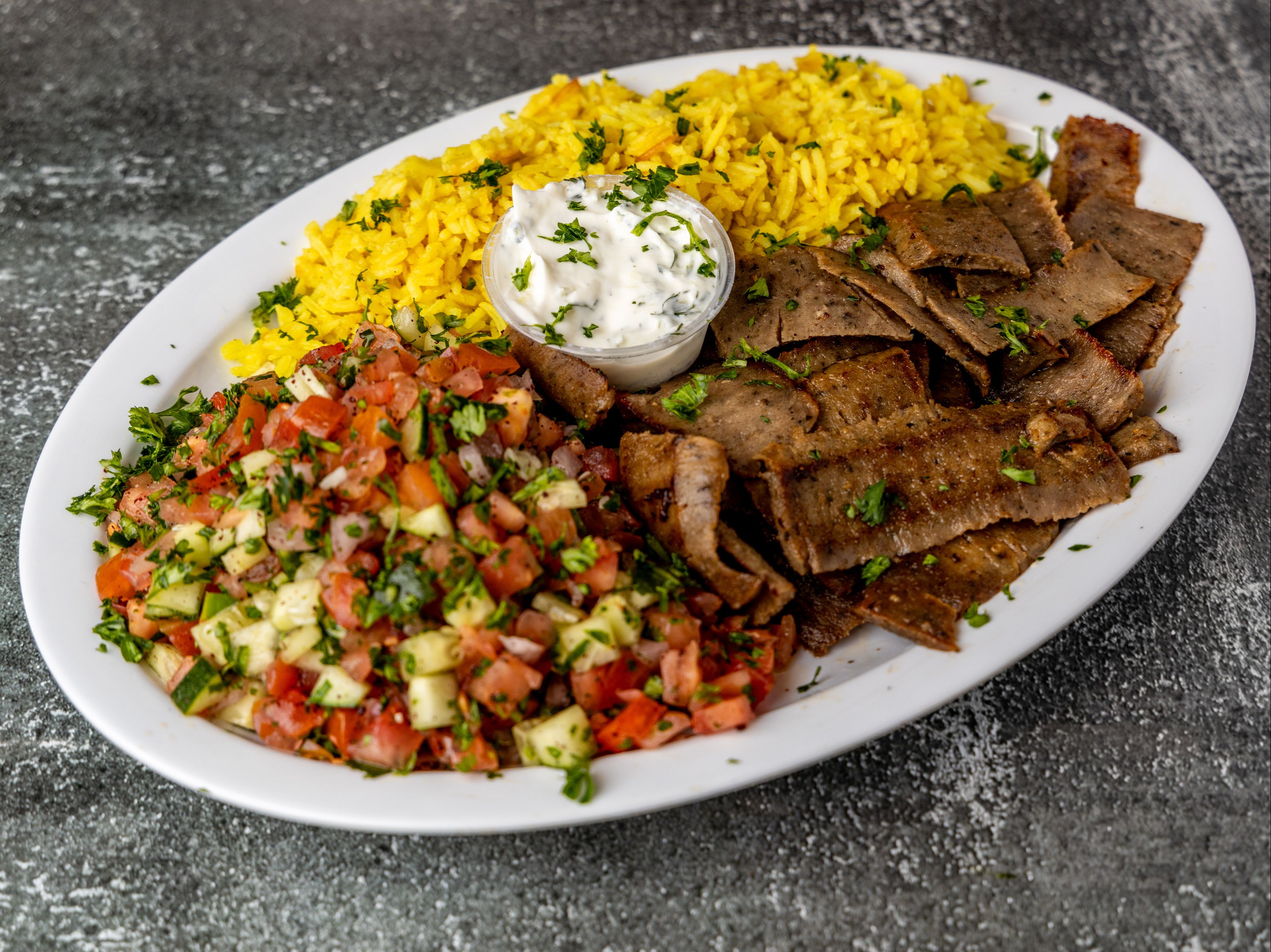 Gyro Platter.
