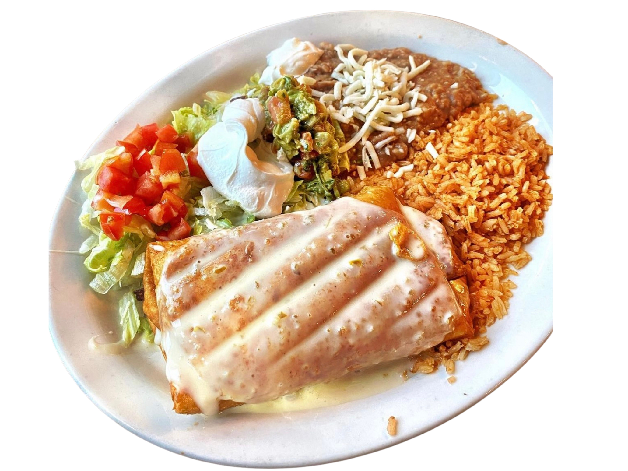 Chimichangas.