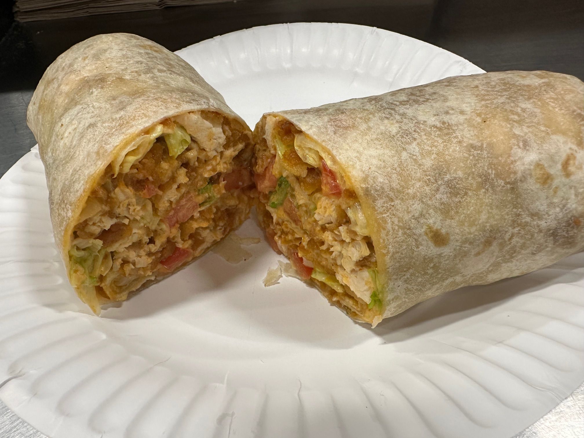 Buffalo Chicken Wrap.