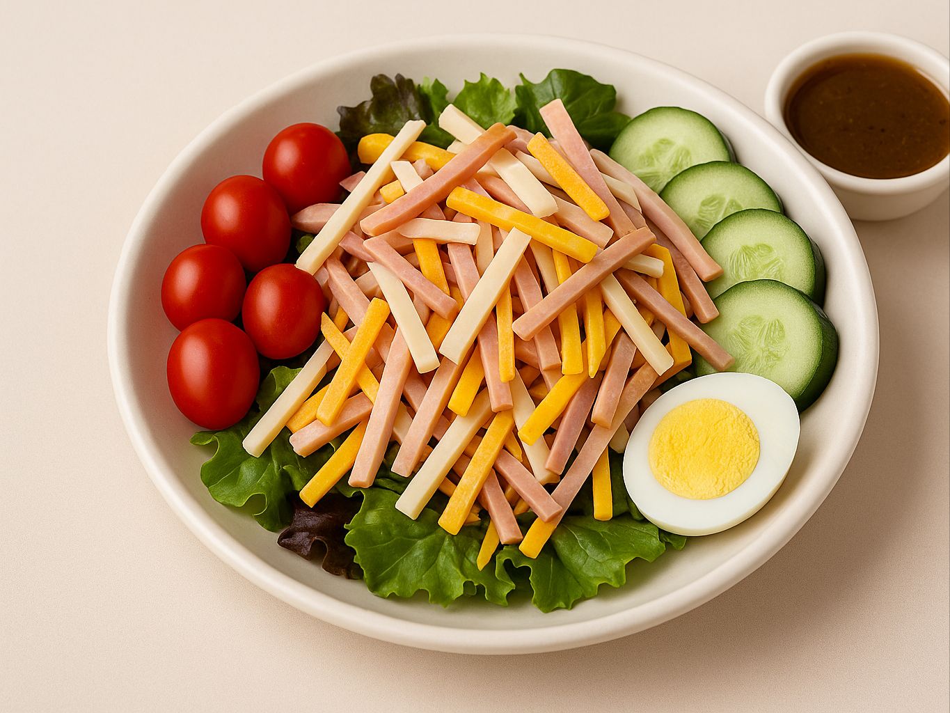 Catering Chef Salad Bowl.