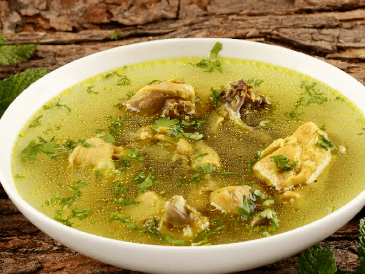 Lemon & Coriande Soup.