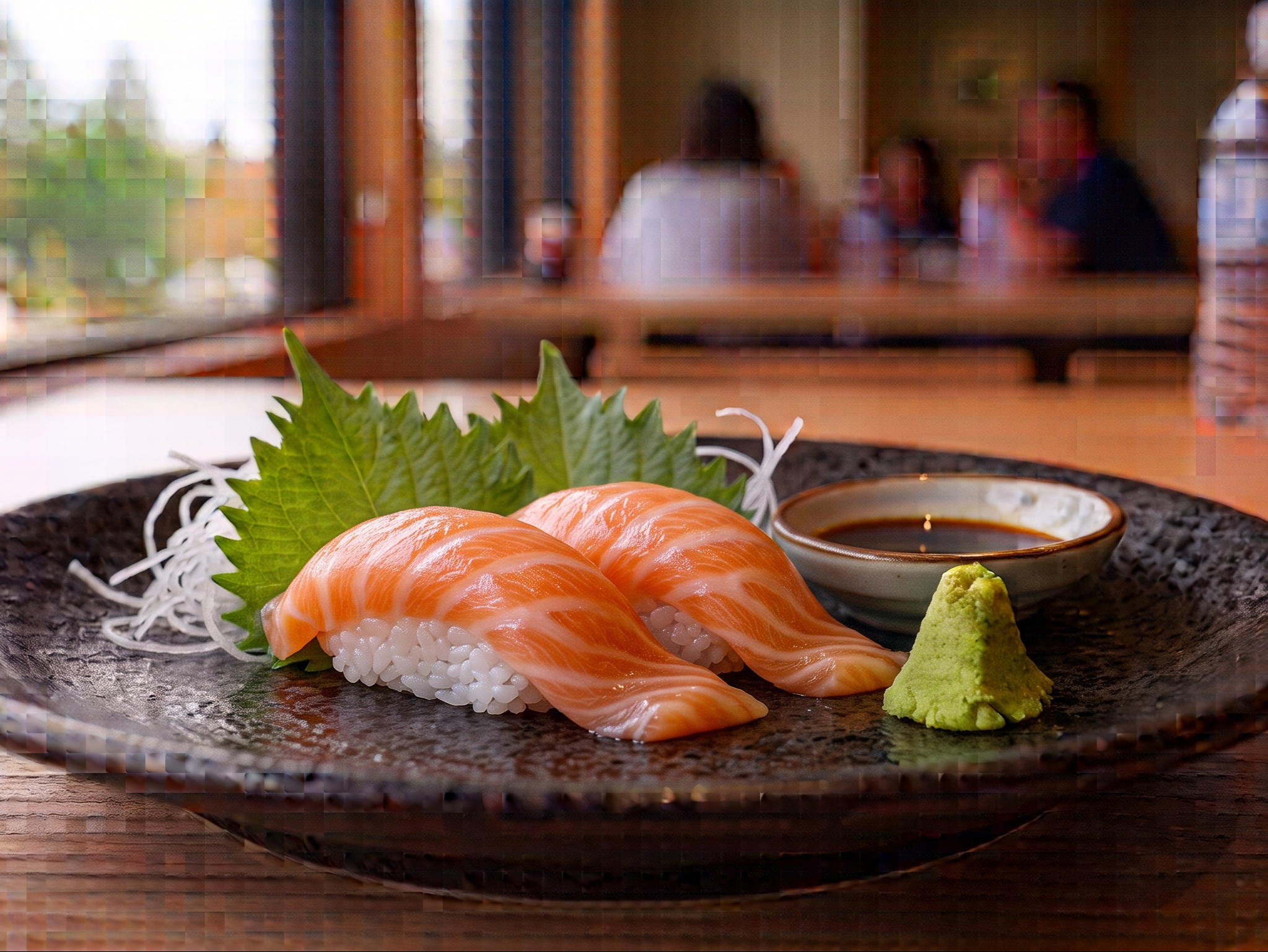 Salmon Belly Sushi 2pc.