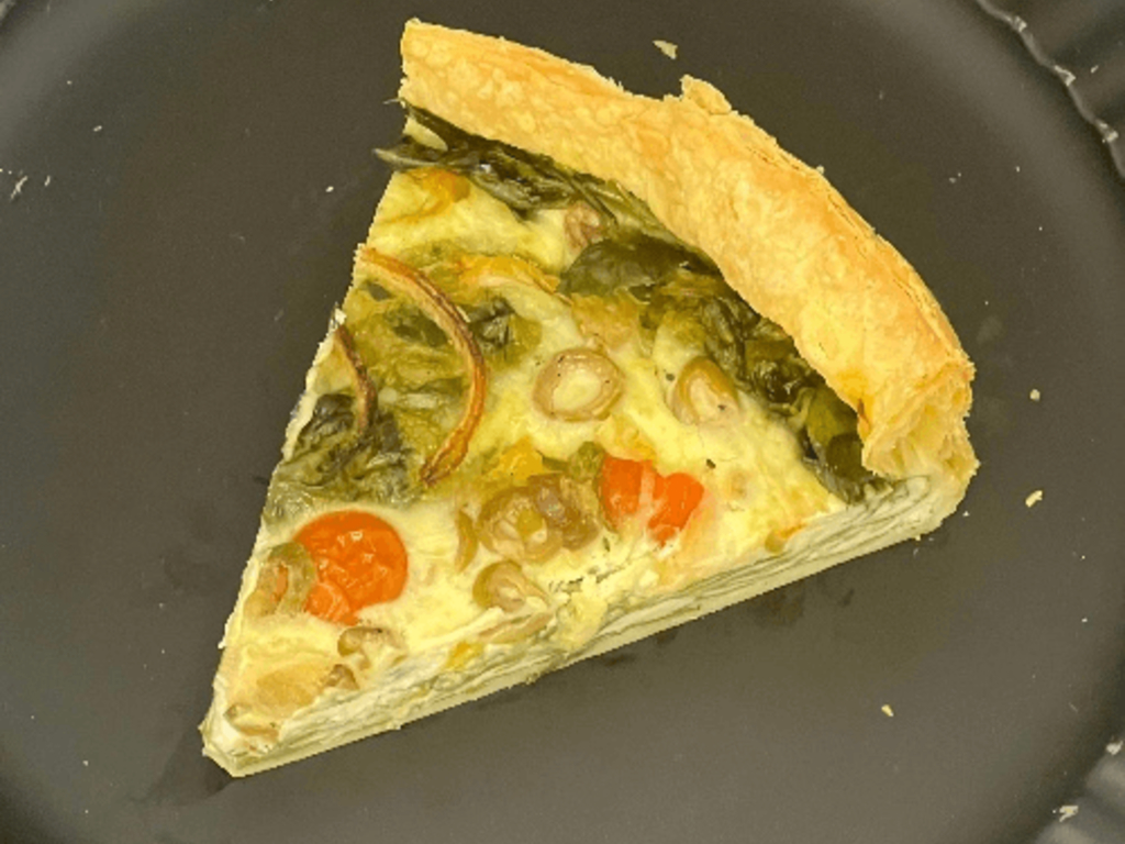 Veggie Quiche Slice