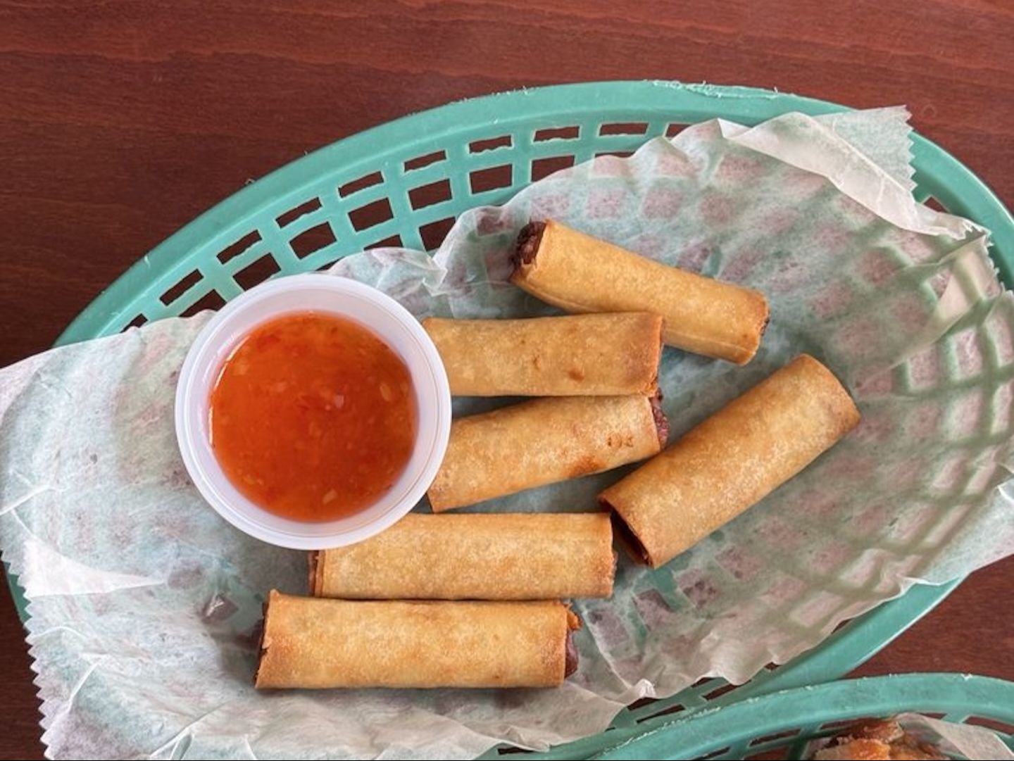Pork Egg Rolls.
