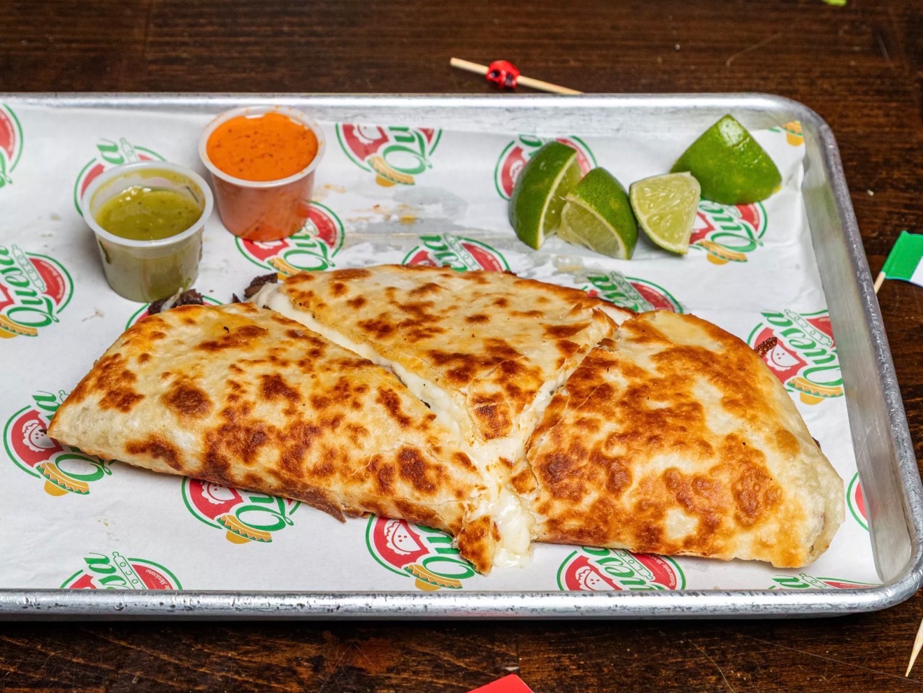 Cheese Quesadilla.