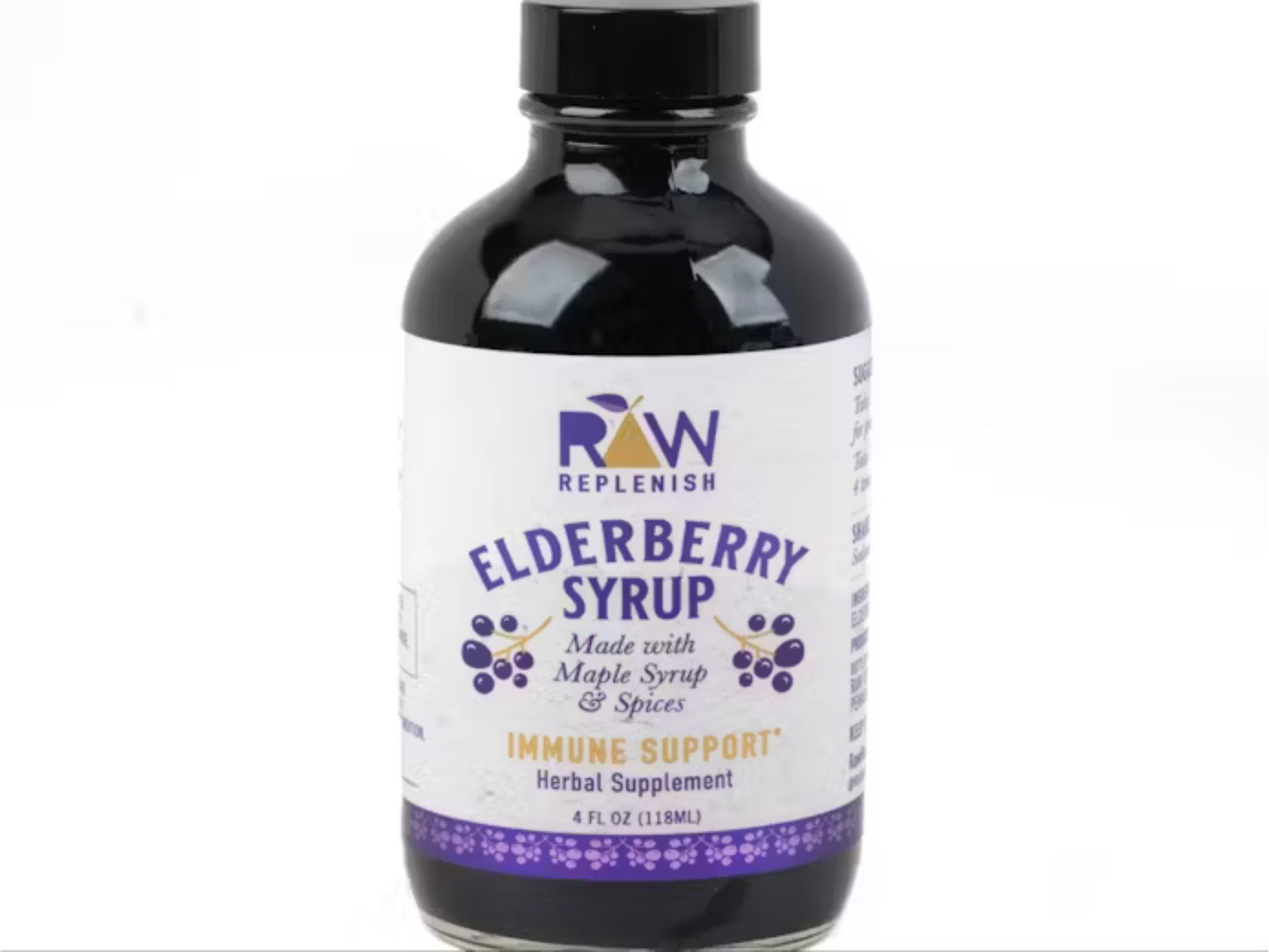 Elderberry Immune Support 4 oz Bottle