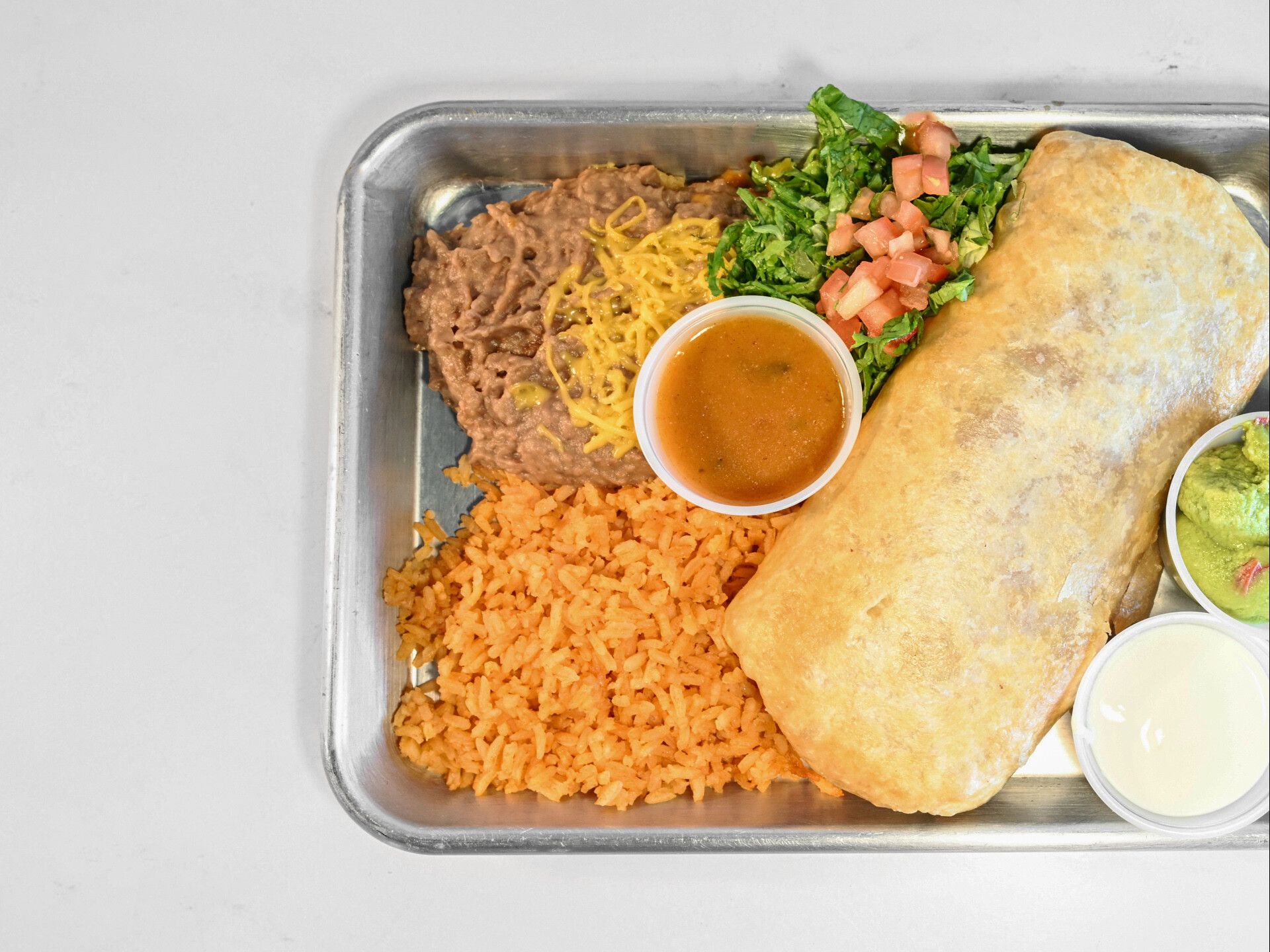 Chimichanga Plate.