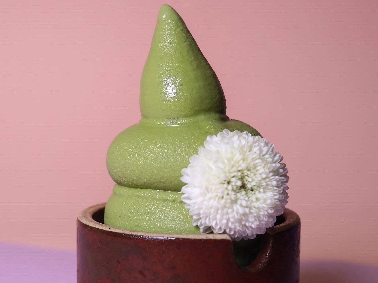 MATCHA ICE CREAM.