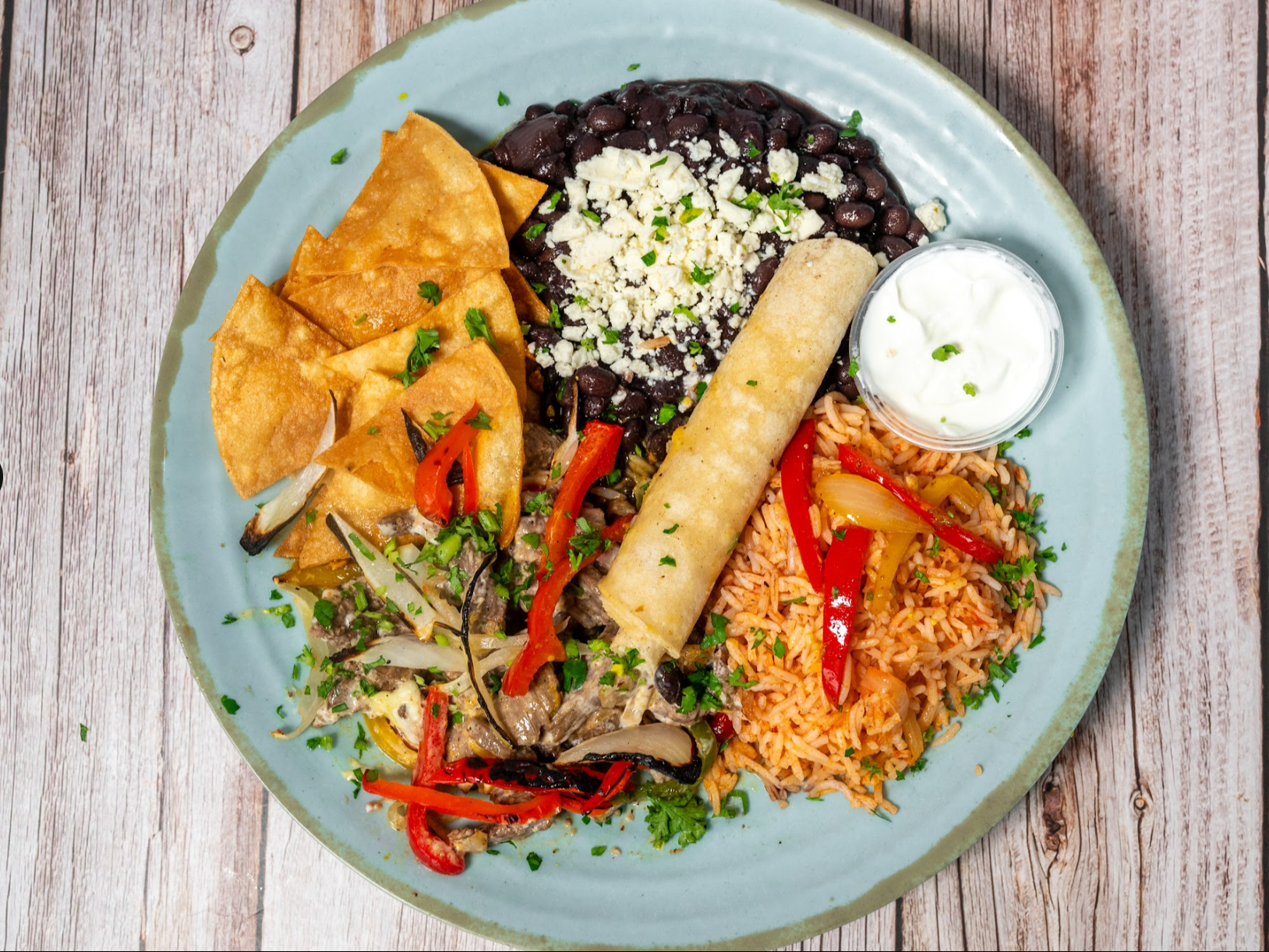 Steak Fajitas.