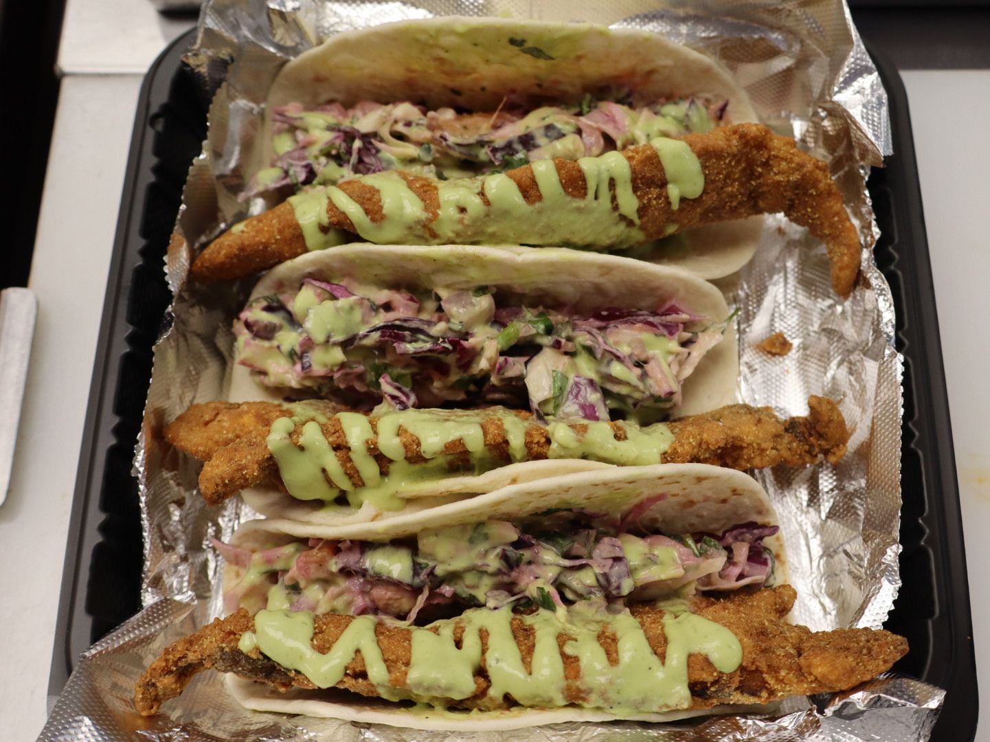 Fried Whiting Taco