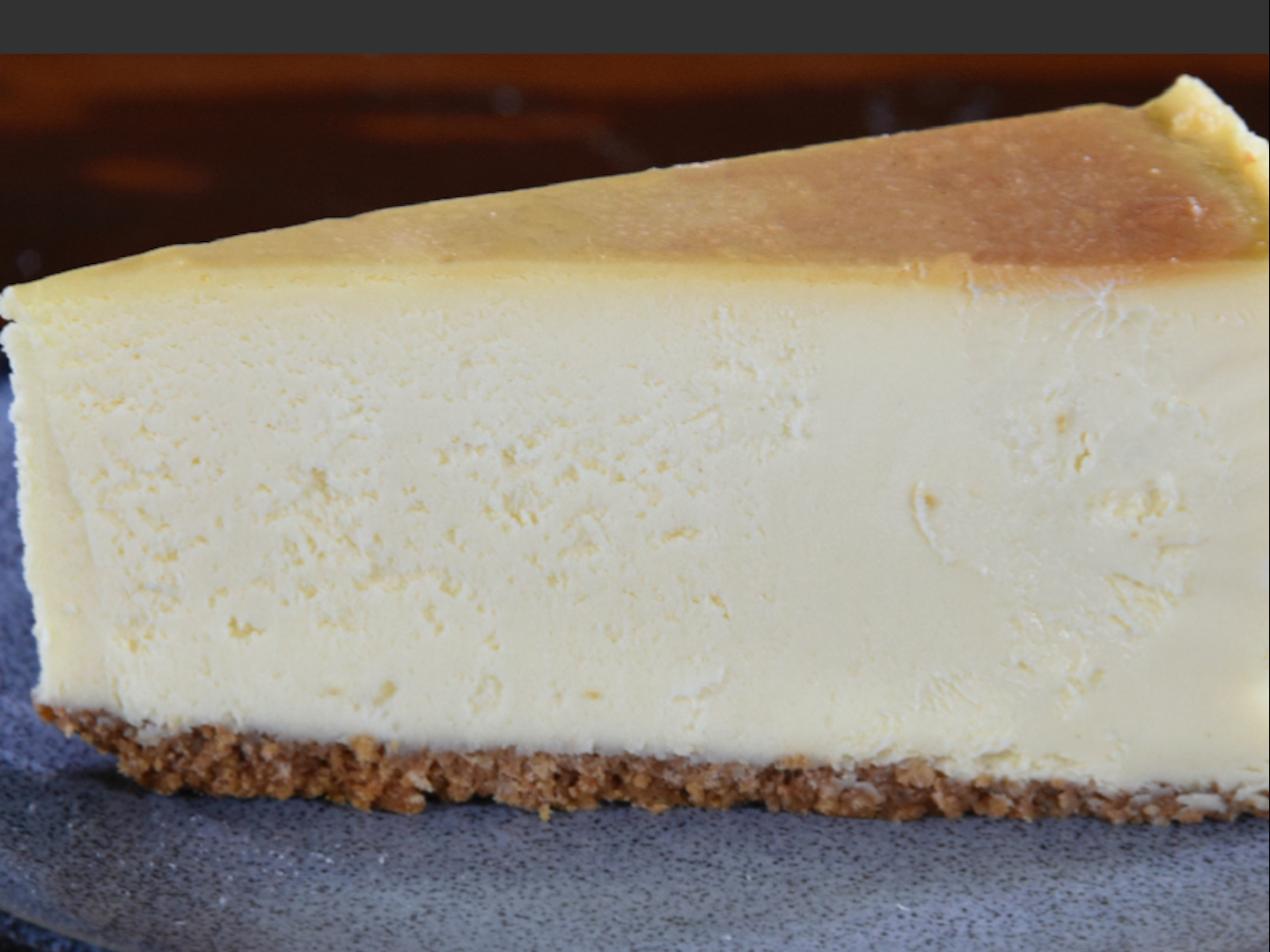 Plain Cheesecake.