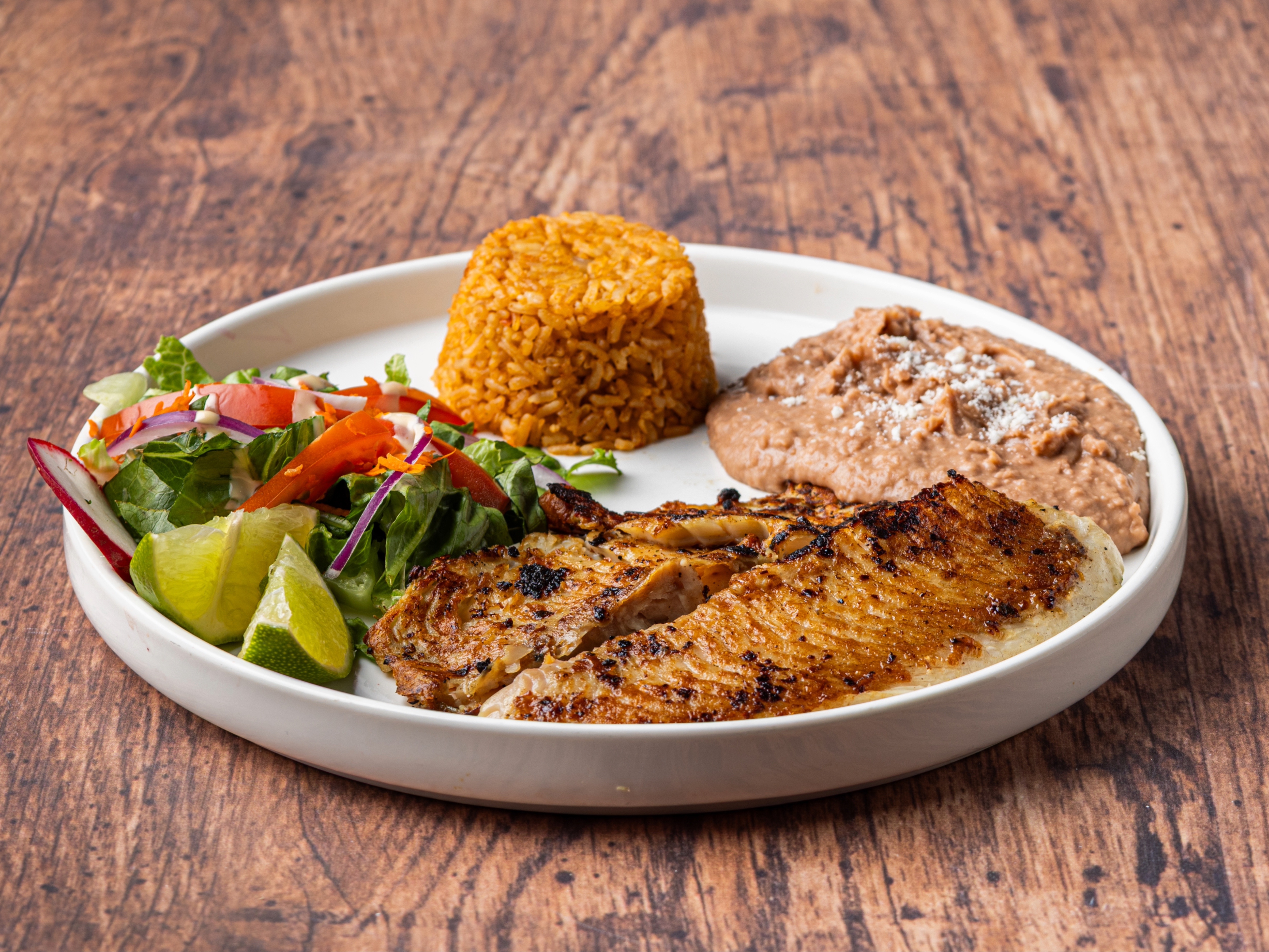 Grilled Tilapia ( Filete de pescado).