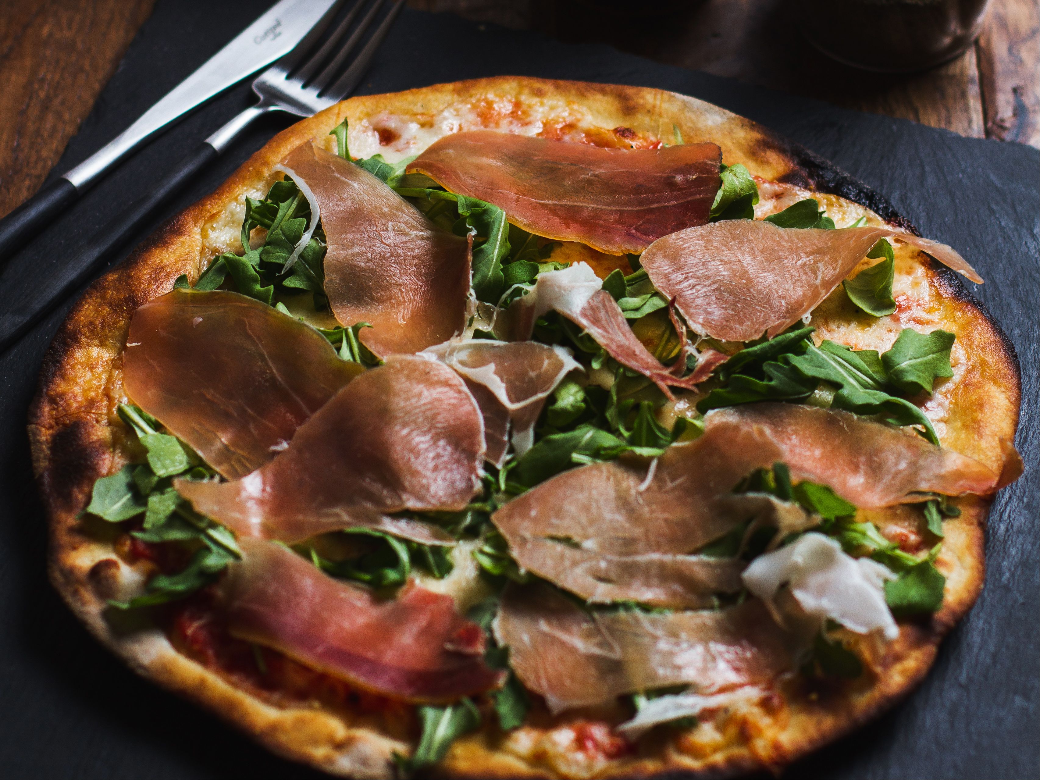 Al Prosciutto Pizza 12 Inch