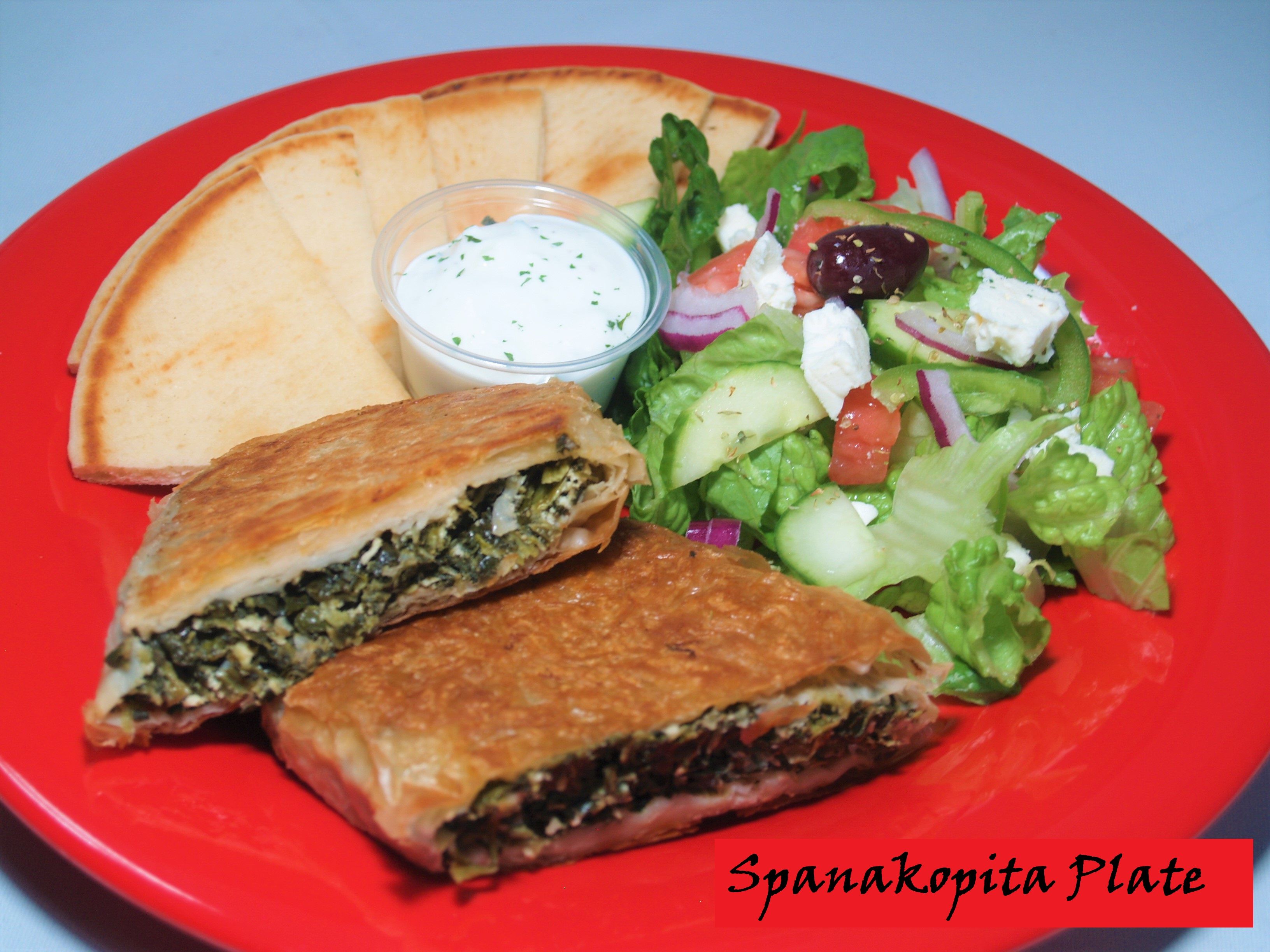 Spanakopita Plate.