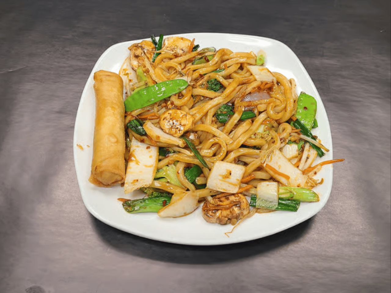 L-Mandarin Beef Noodles.