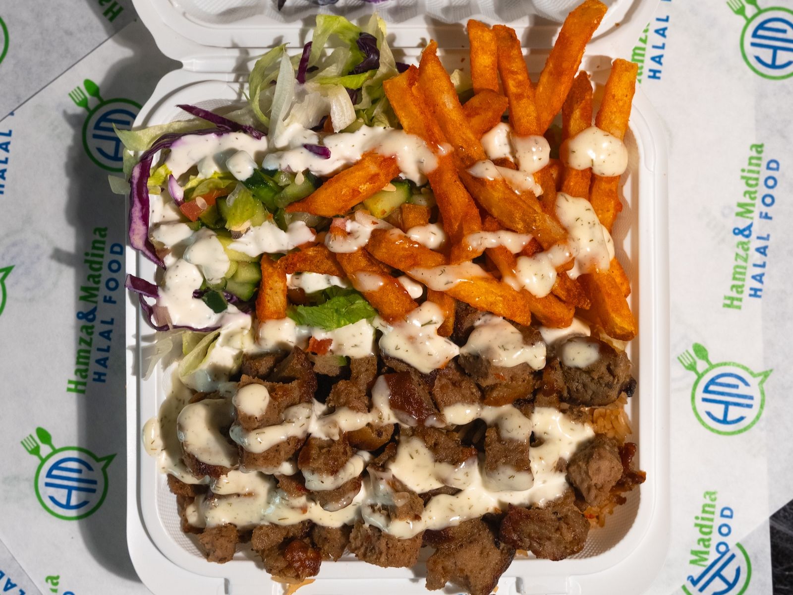 Lamb Over Rice.