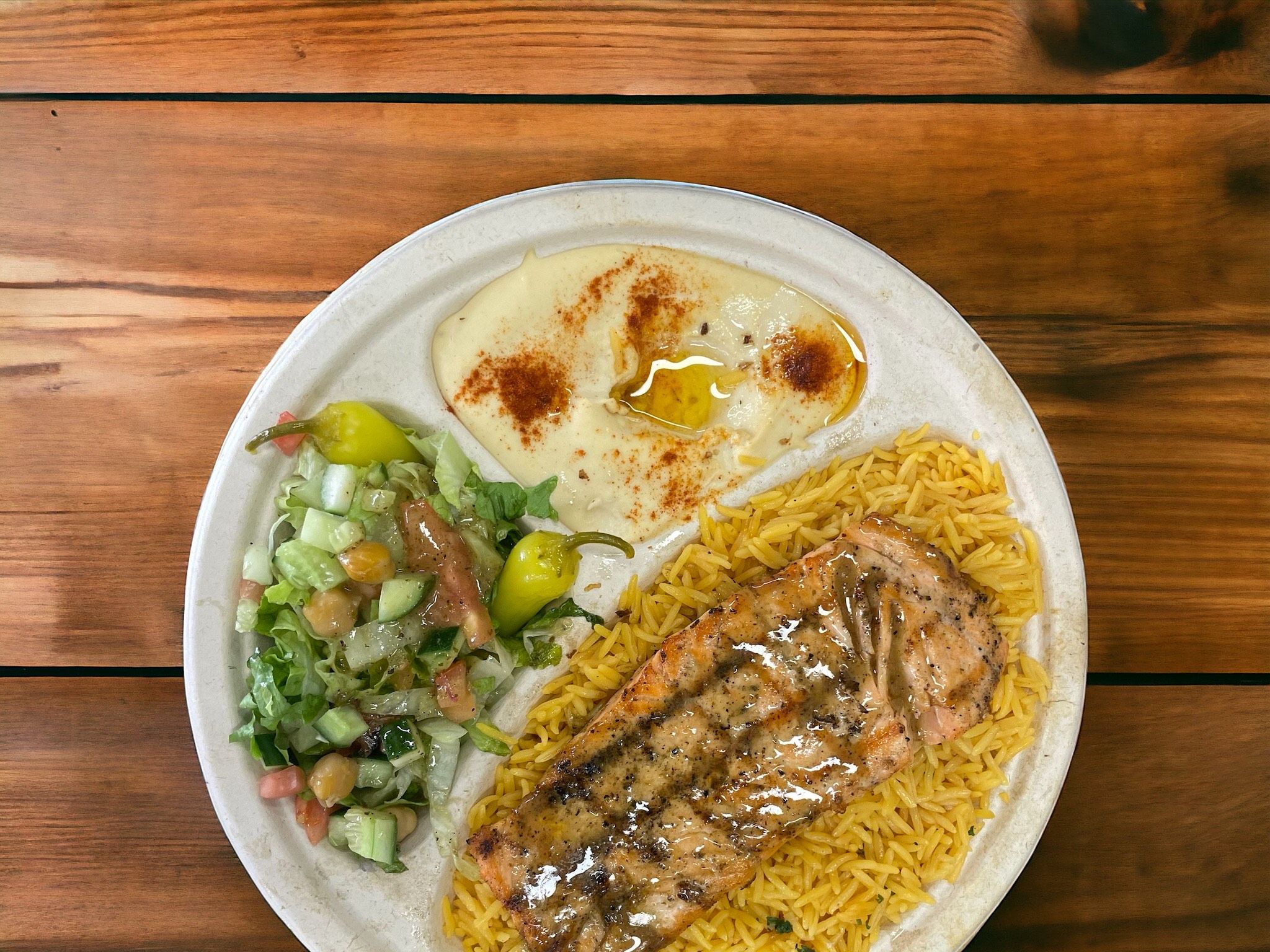 6 OZ SALMON PLATE