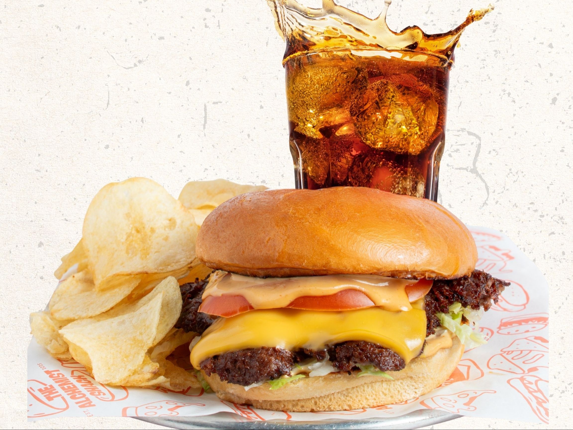 Single Smash Burger + Chips + Soda