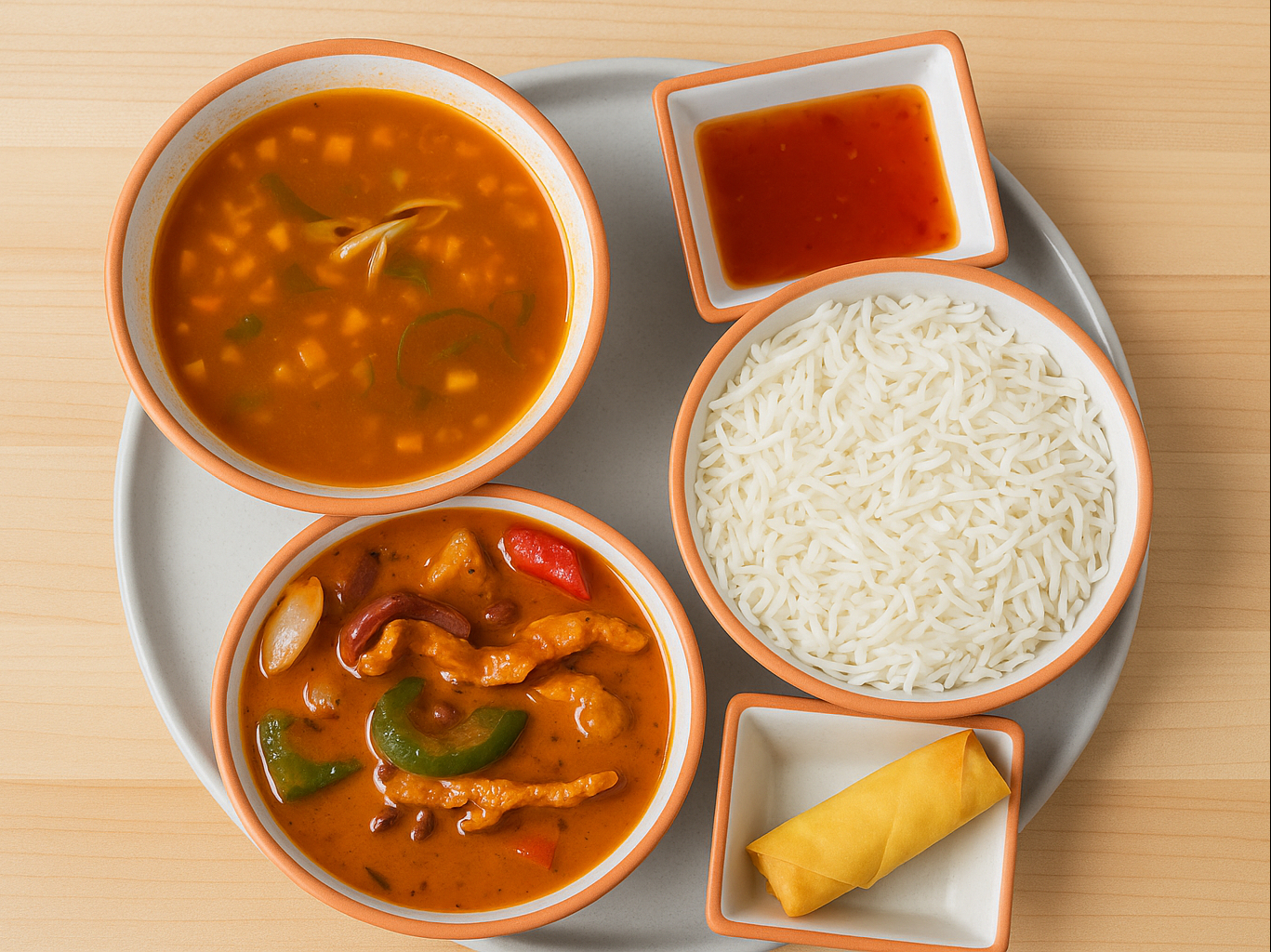 L4 Paneer Tikka Masala + Rice.