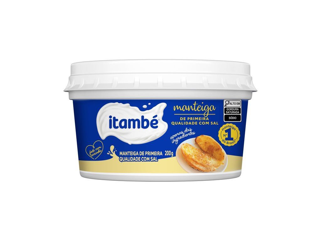 Manteiga Com Sal 200g - Itambe.