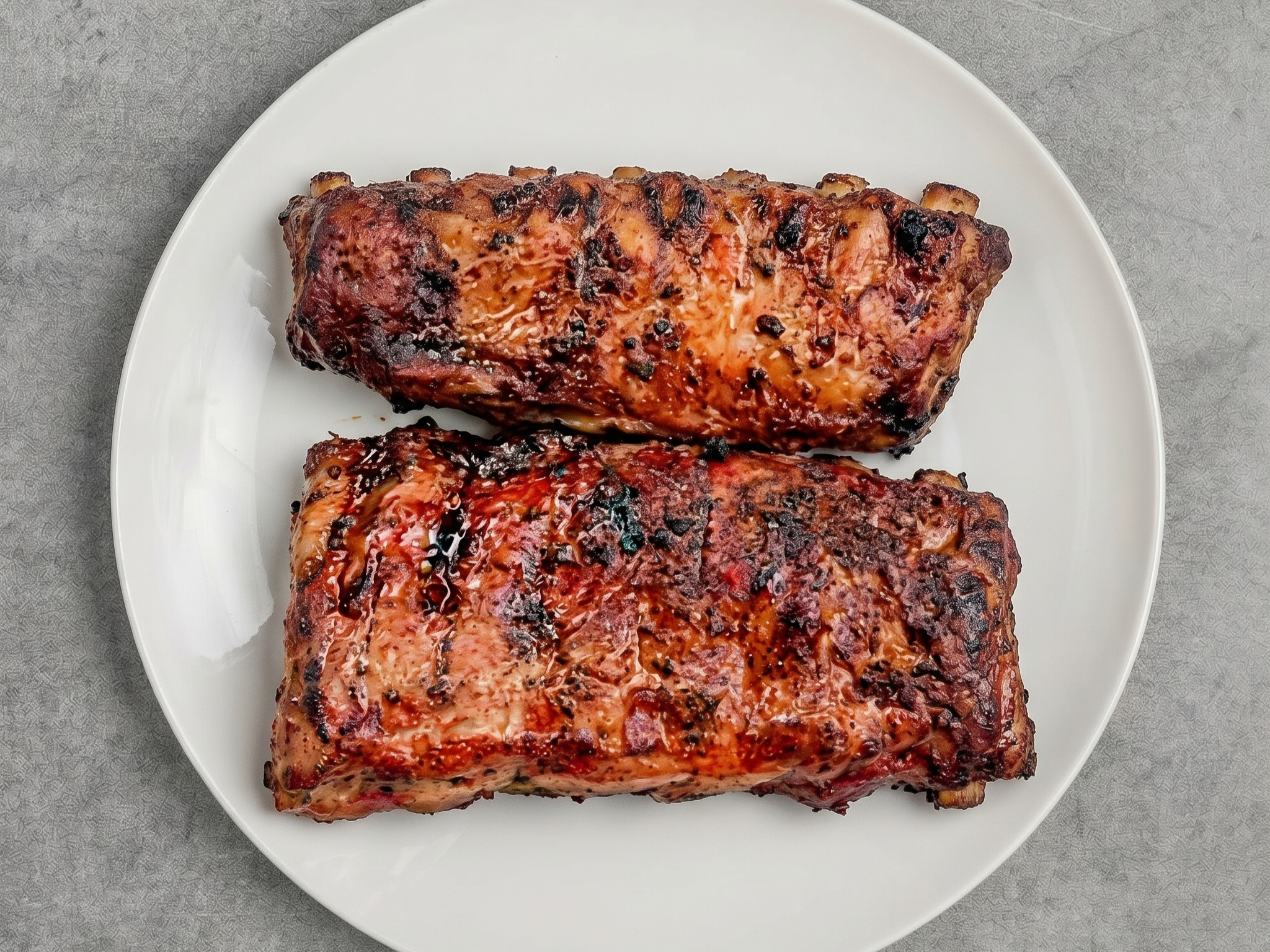 Smoked Sweet Ribs.