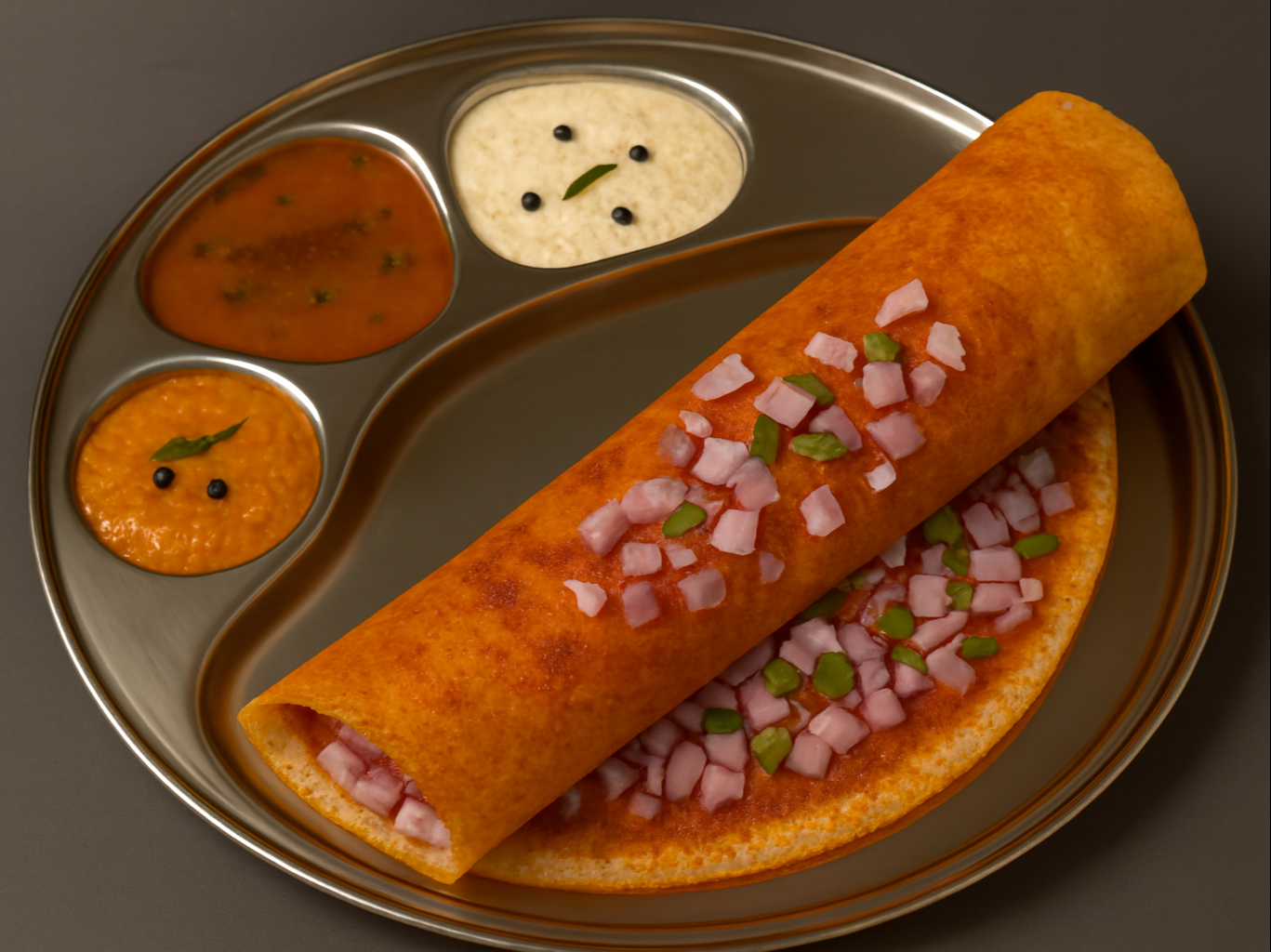Onion Dosa (V,GF,NF)