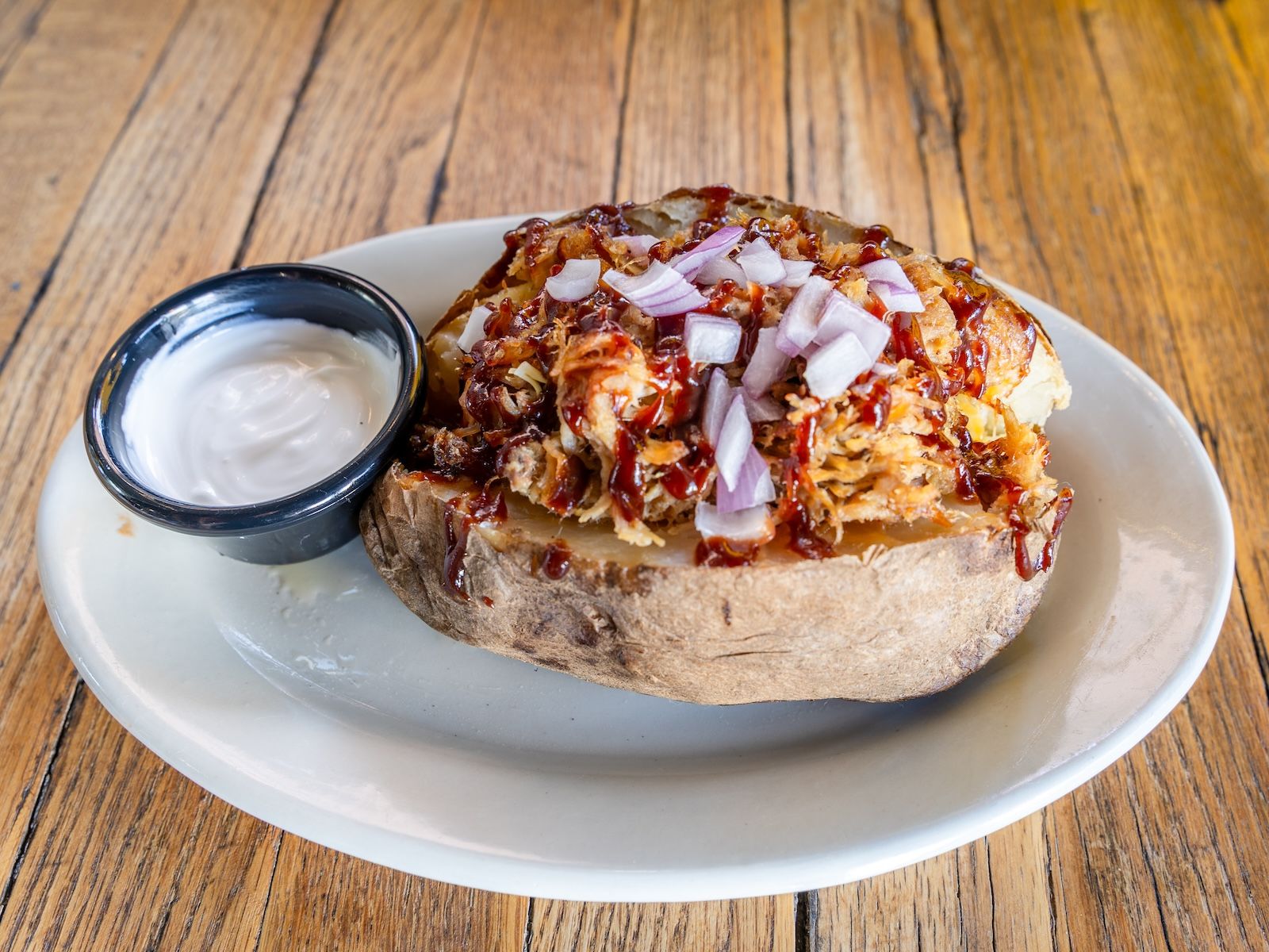 Pulled Pork Spud.