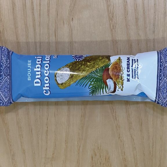 Dubai Chocolate Coconut Ice Cream