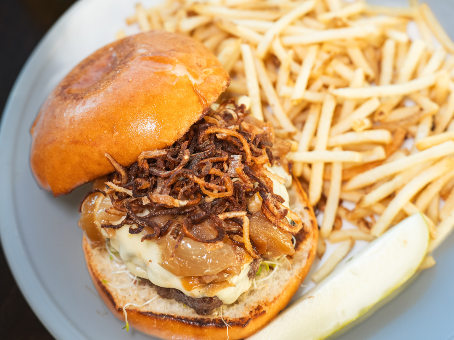 Bison Burger.