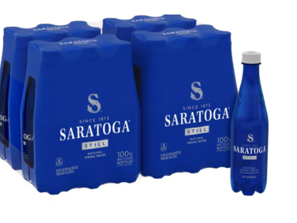 Saratoga Water.