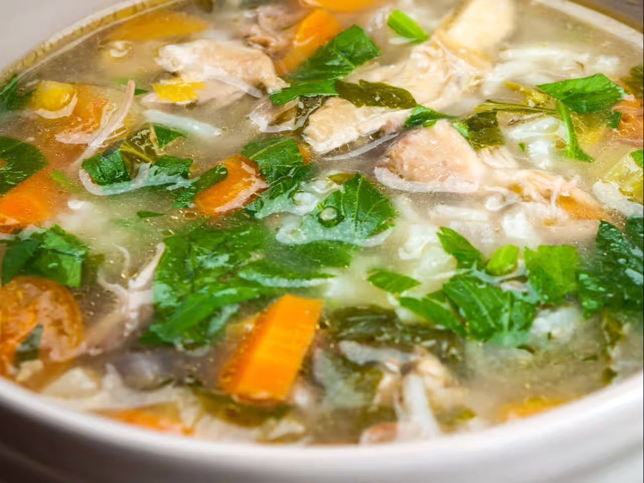 Chicken Veg Soup.
