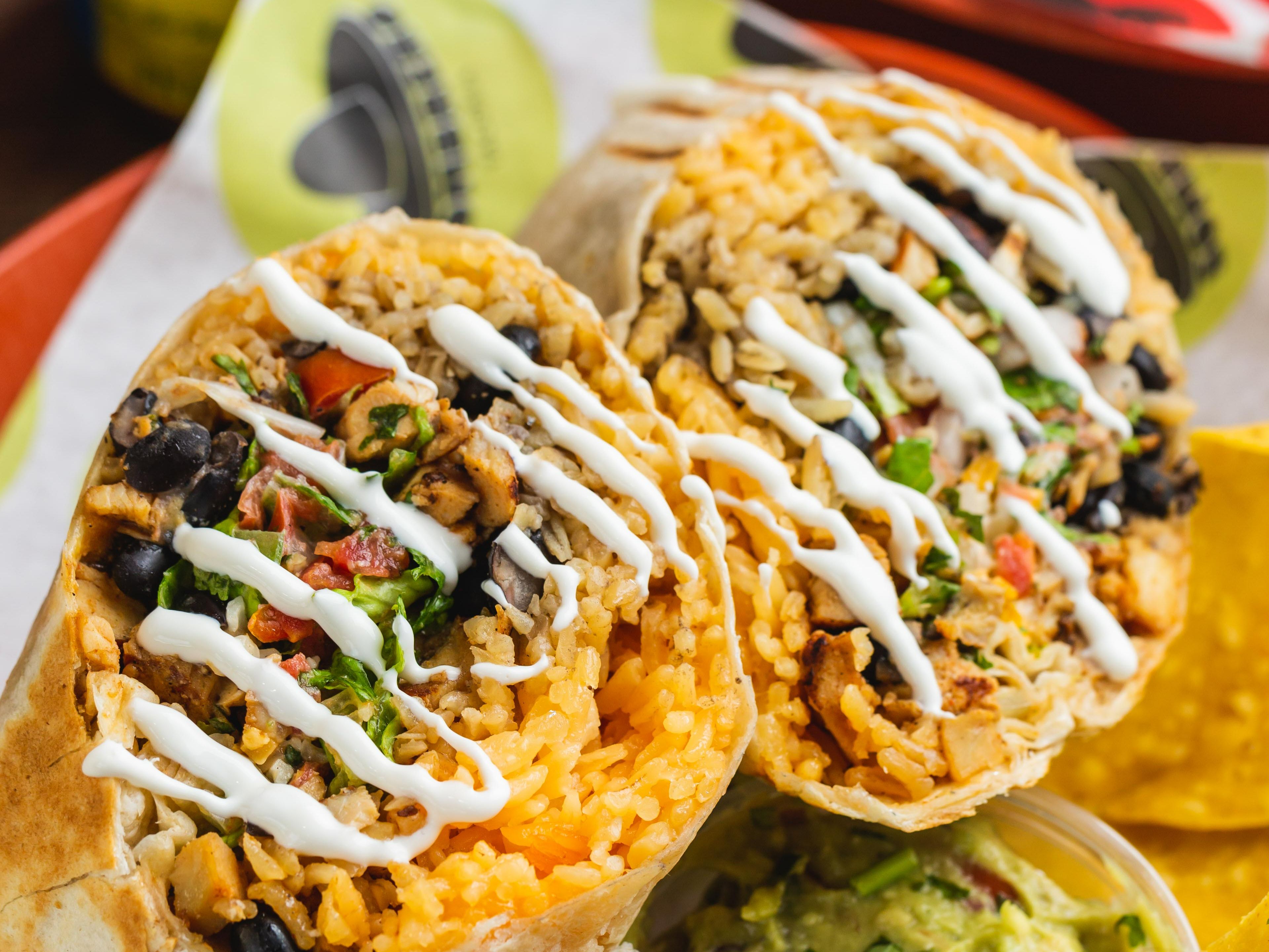 Mushroom Burrito.