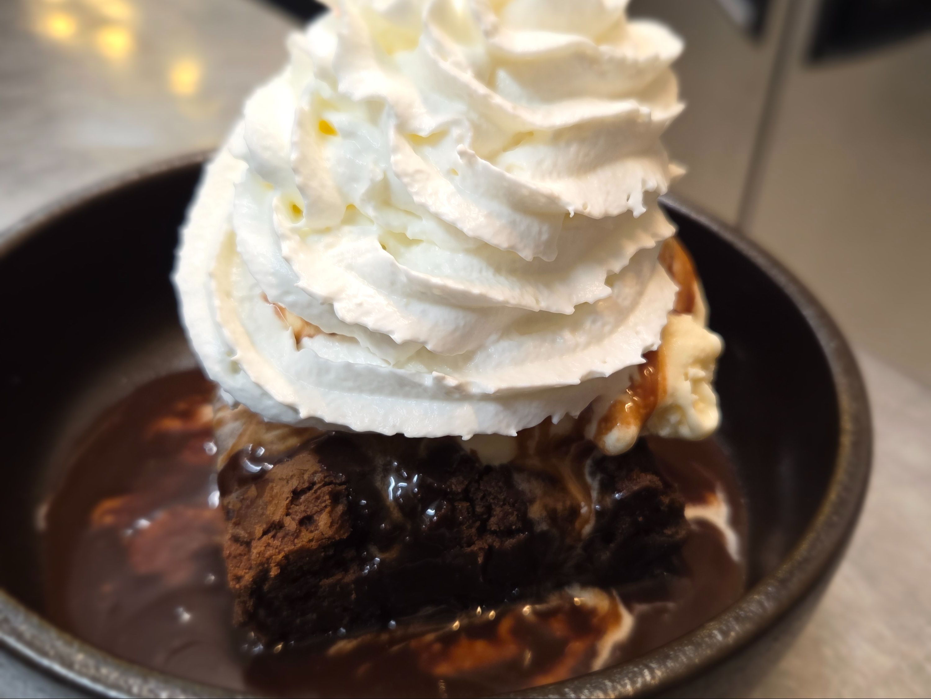Chocolate Brownie Sundae.