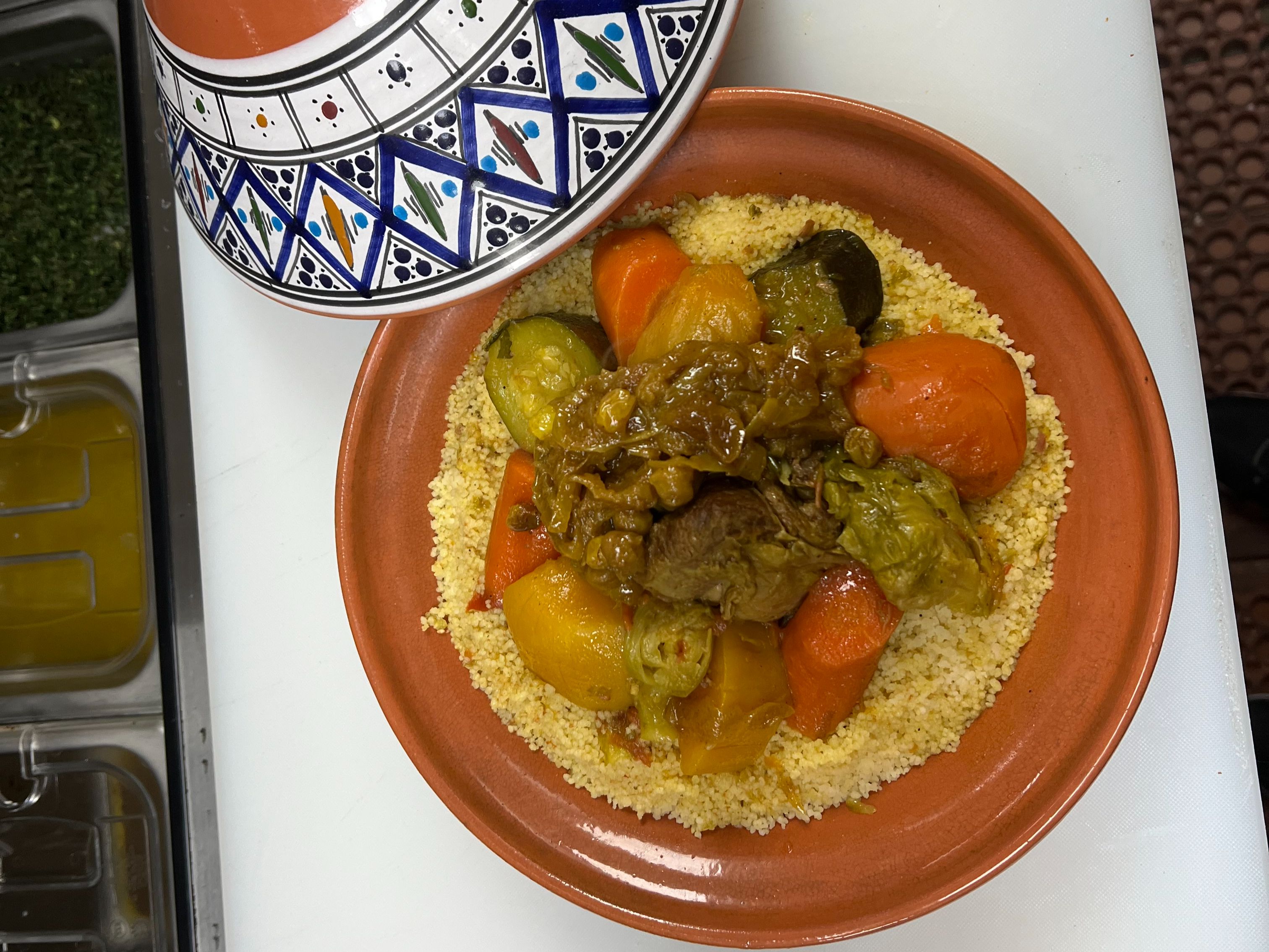 Couscous with Lamb & Veggies.