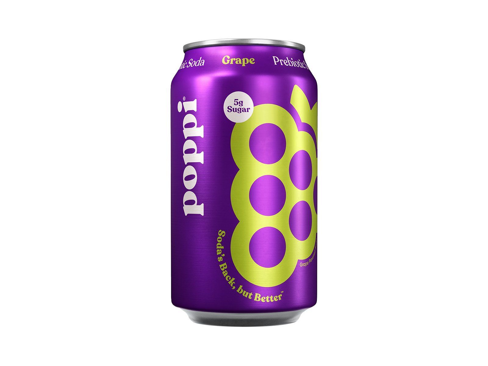 Poppi Grape - 12oz Can.