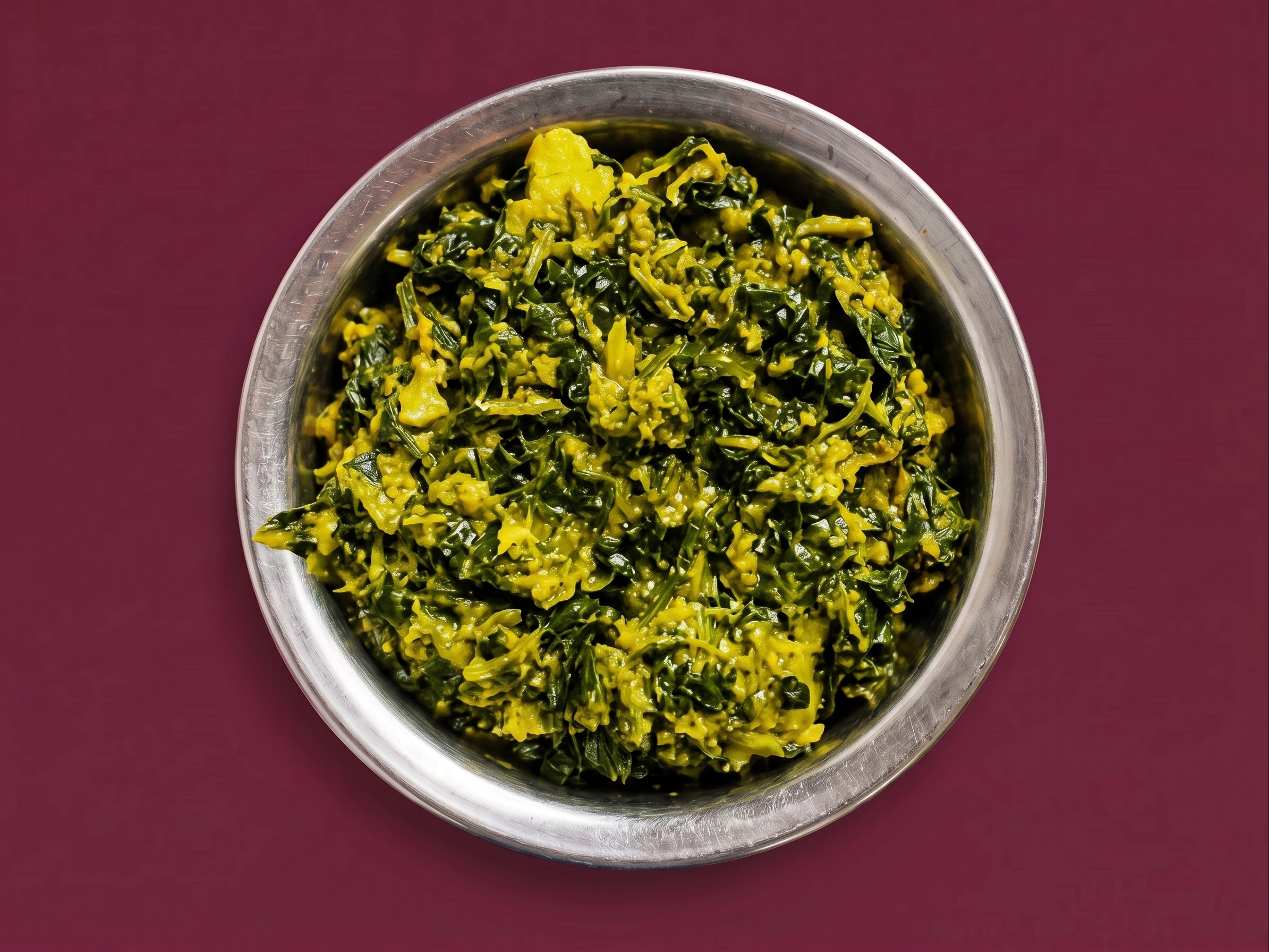 74. Saag Aloo.