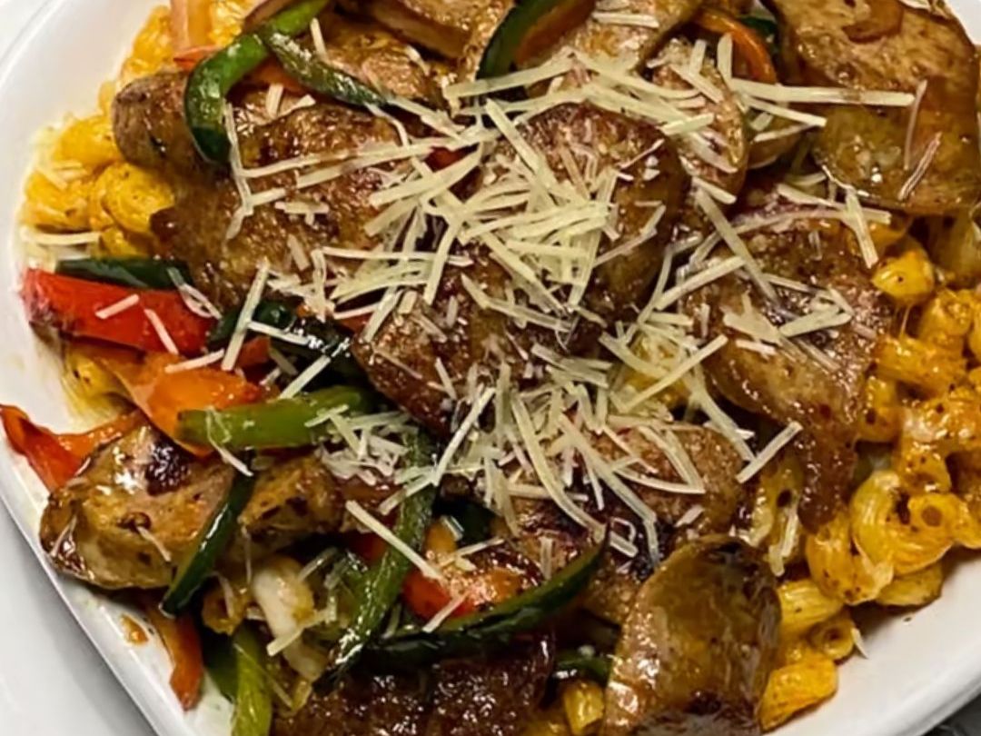 Italian sausage with sweet peppers.