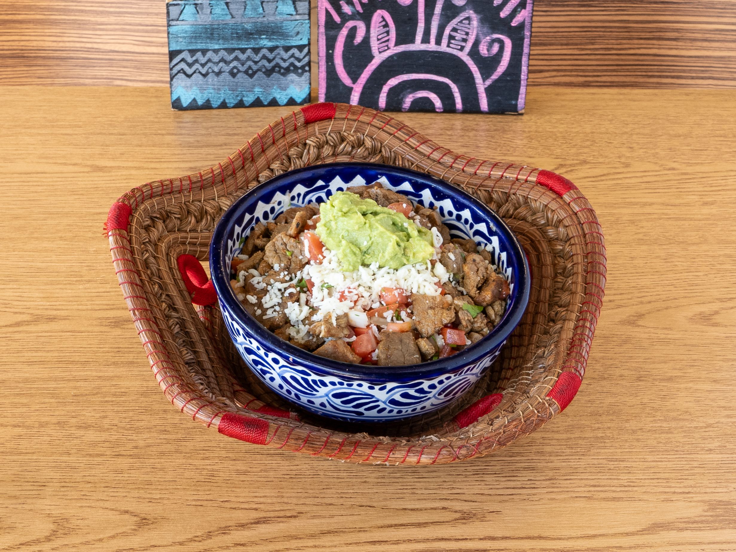 Short Ribs BBQ (pork)  Burrito Bowl.