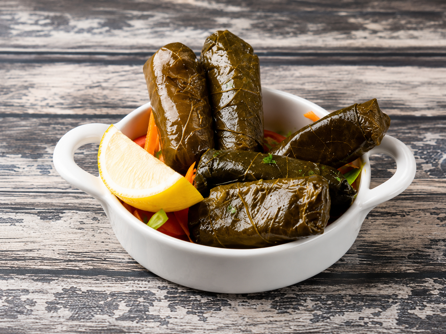 Stuffed Grape Leaves.