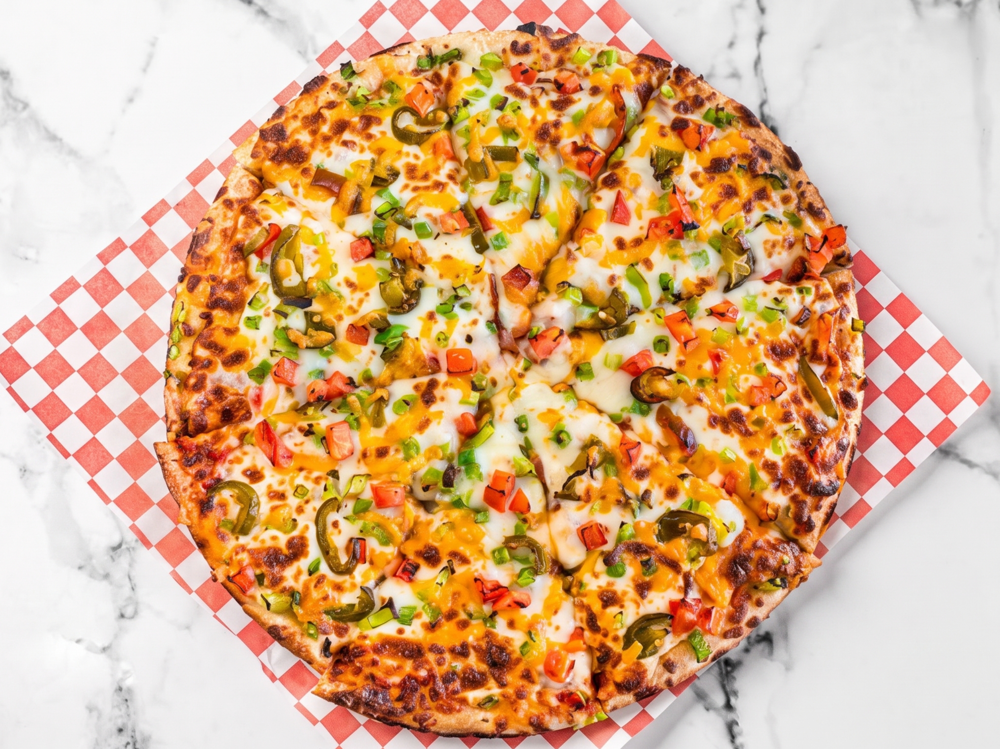 Tex-Mex Veggie Pizza.