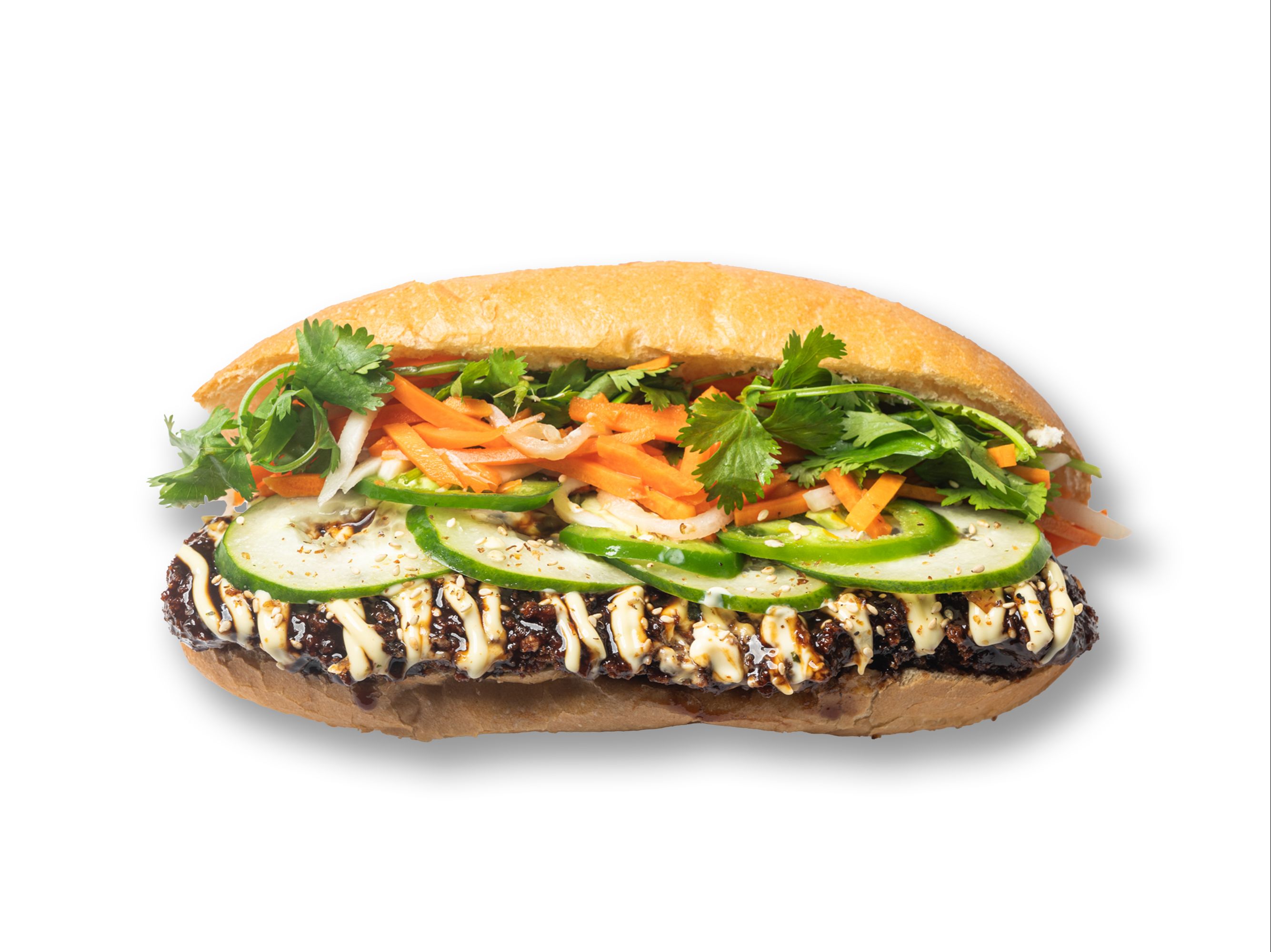 Chicken Katsu Banh Mi.