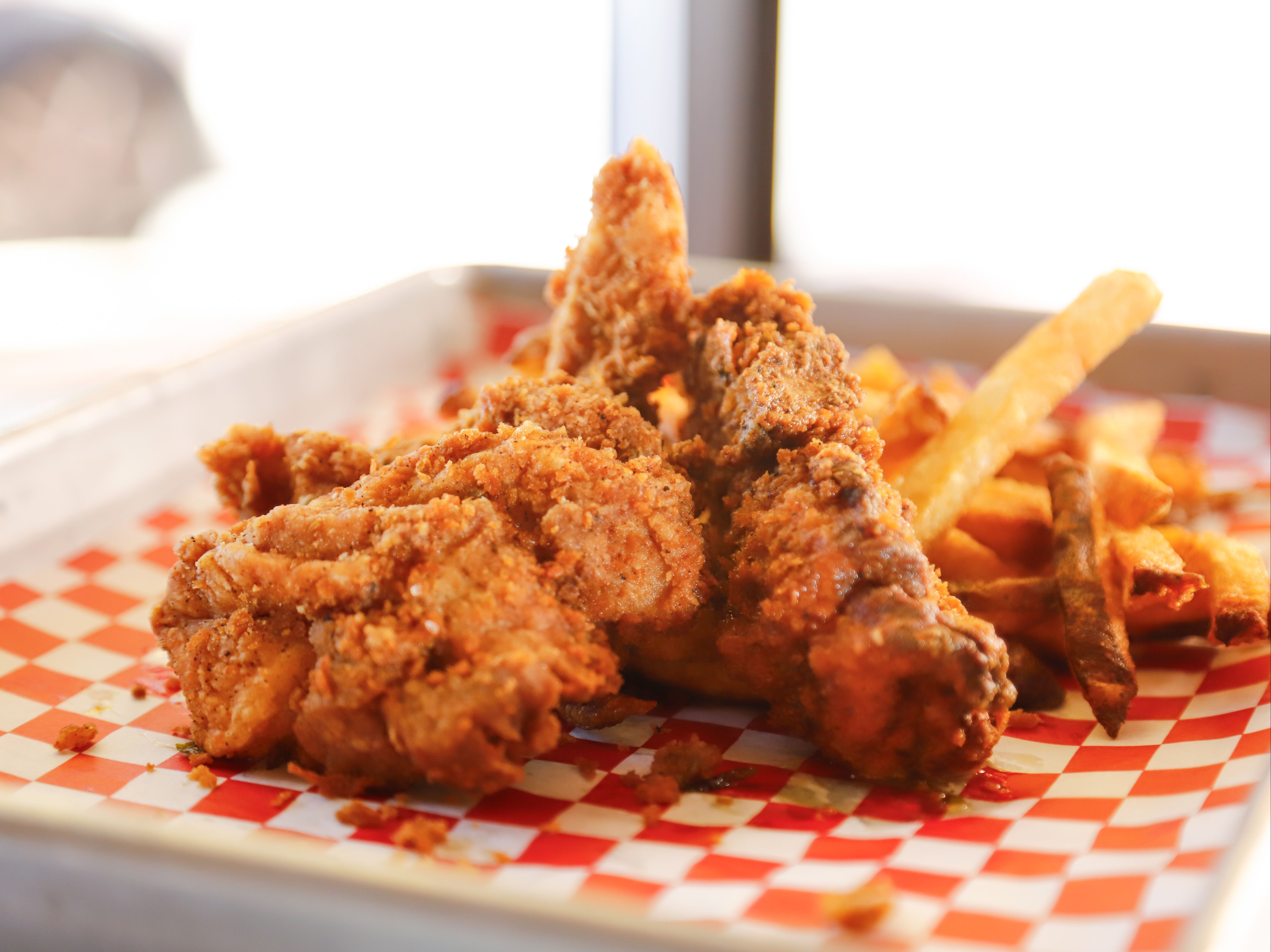 Chicken Tenders and Fries.