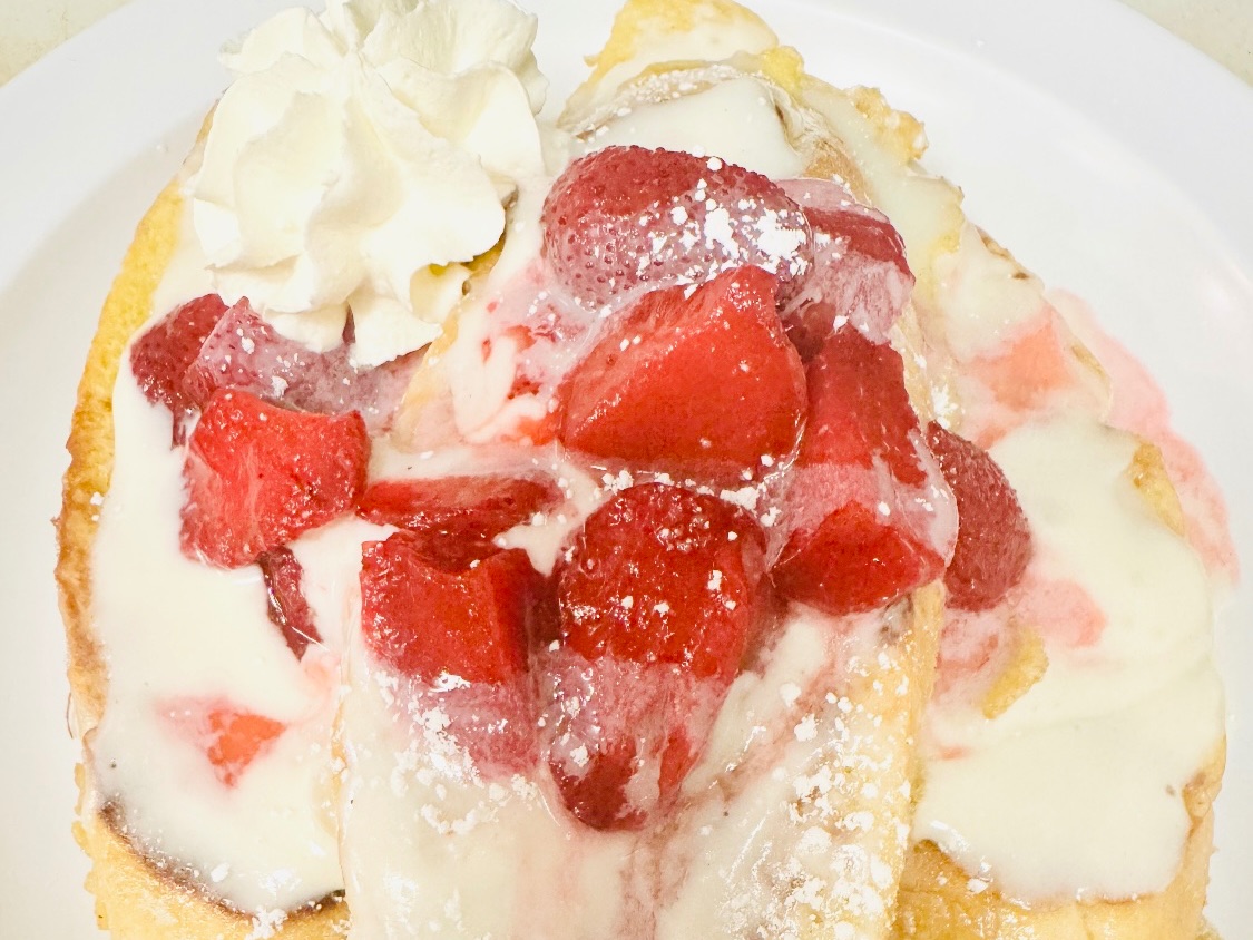 Strawberries & Cream French Toast.