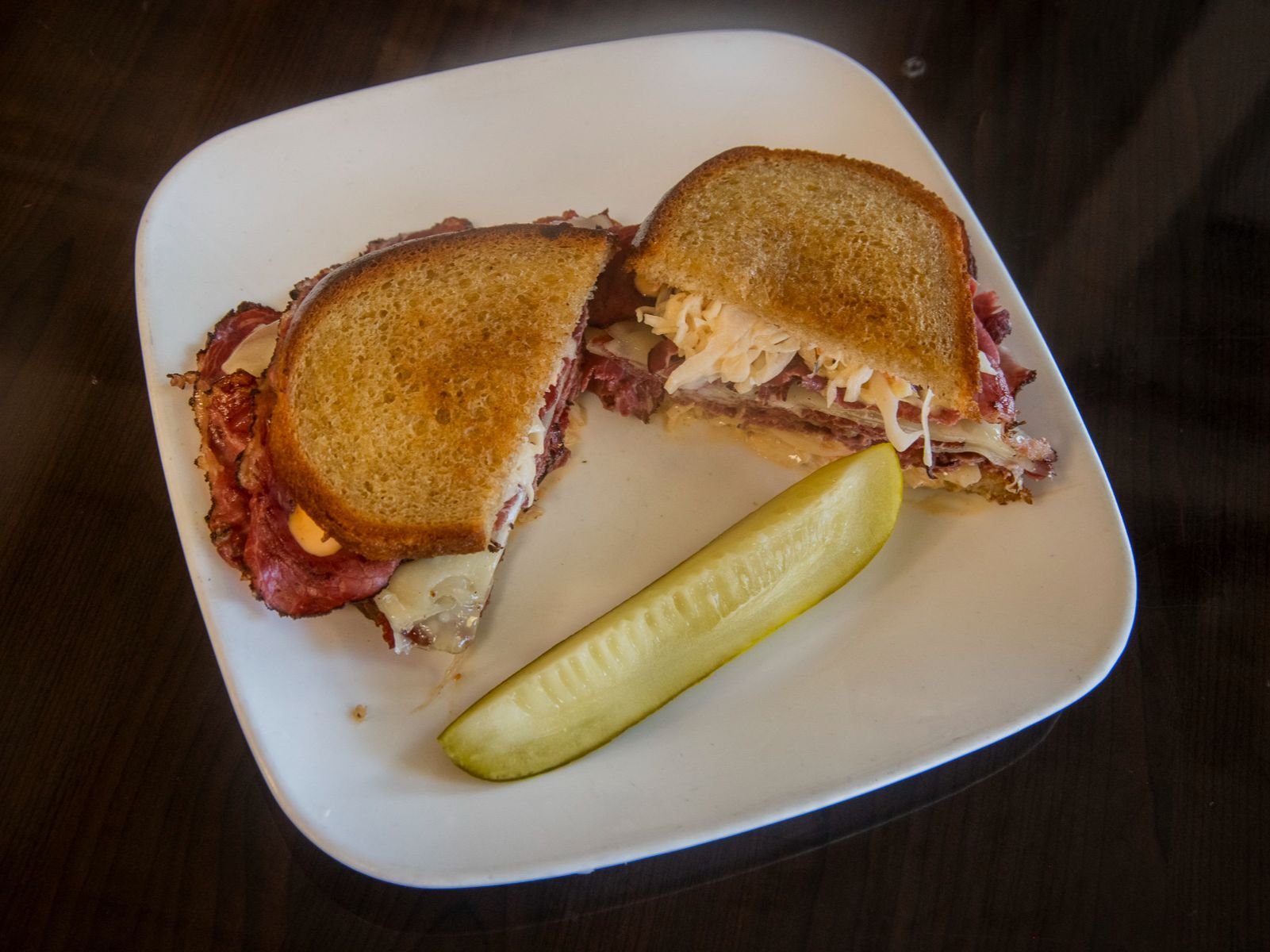 Classic Reuben.